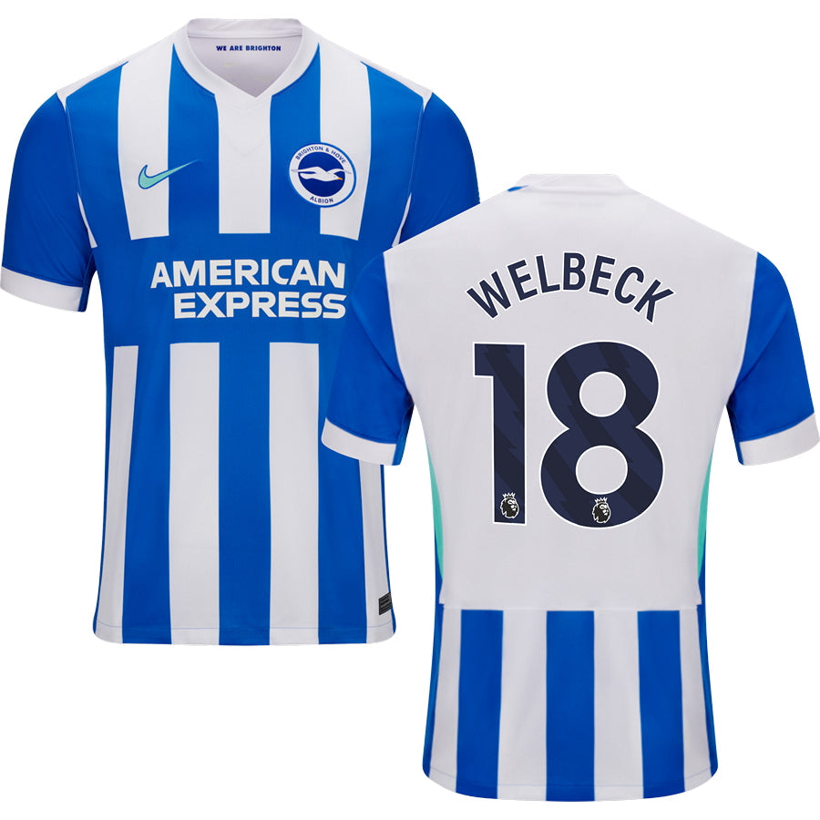 Brighton And Hove Albion Home Jersey 2025/26 Adults-Footzilla