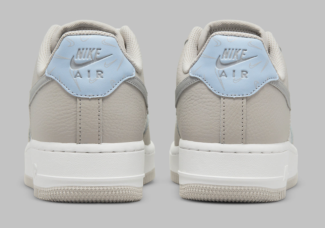 Nike Air Force 1 Low Mini Swooshes Grey Womens
