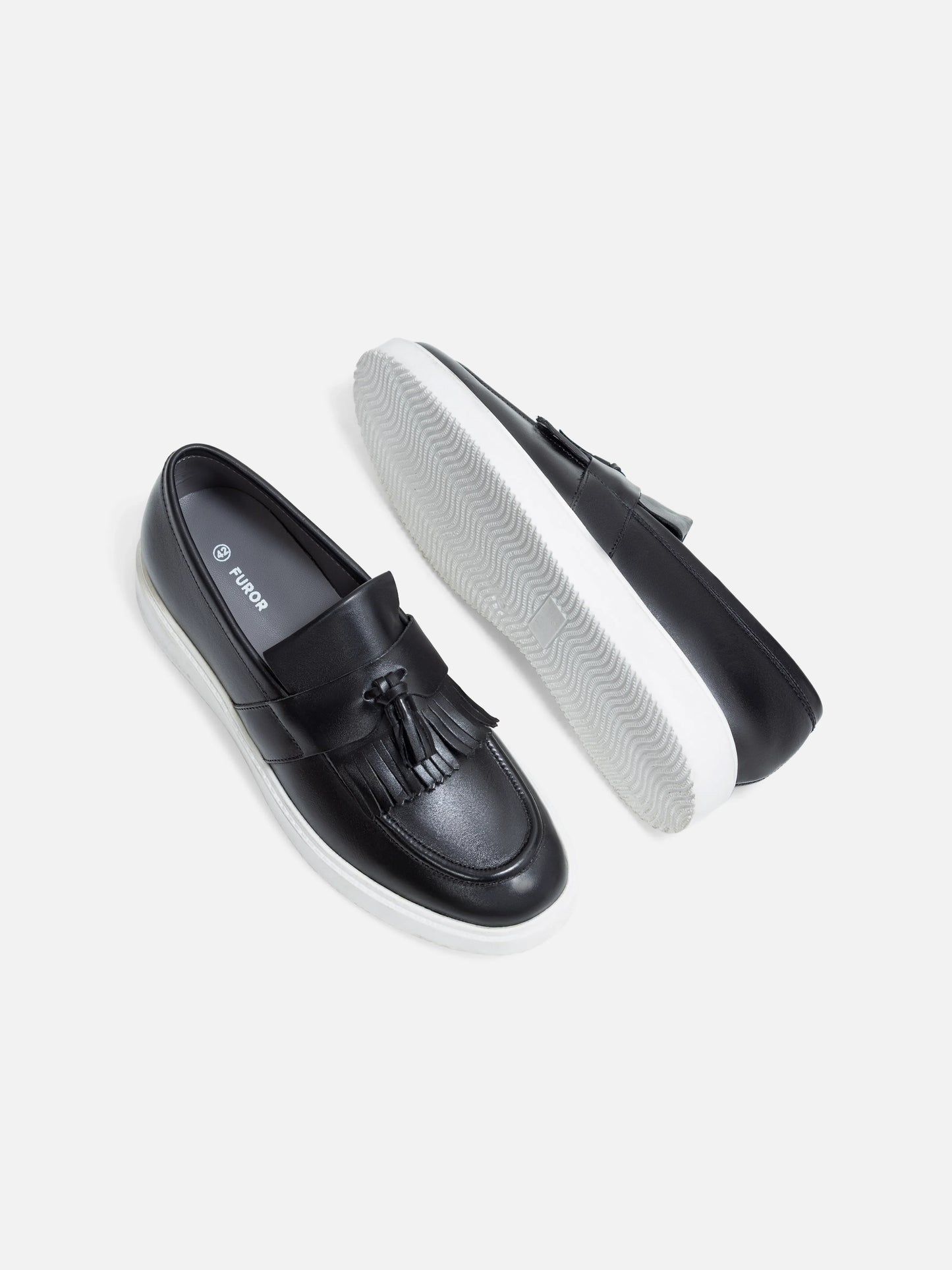 Leather Tassel Loafers