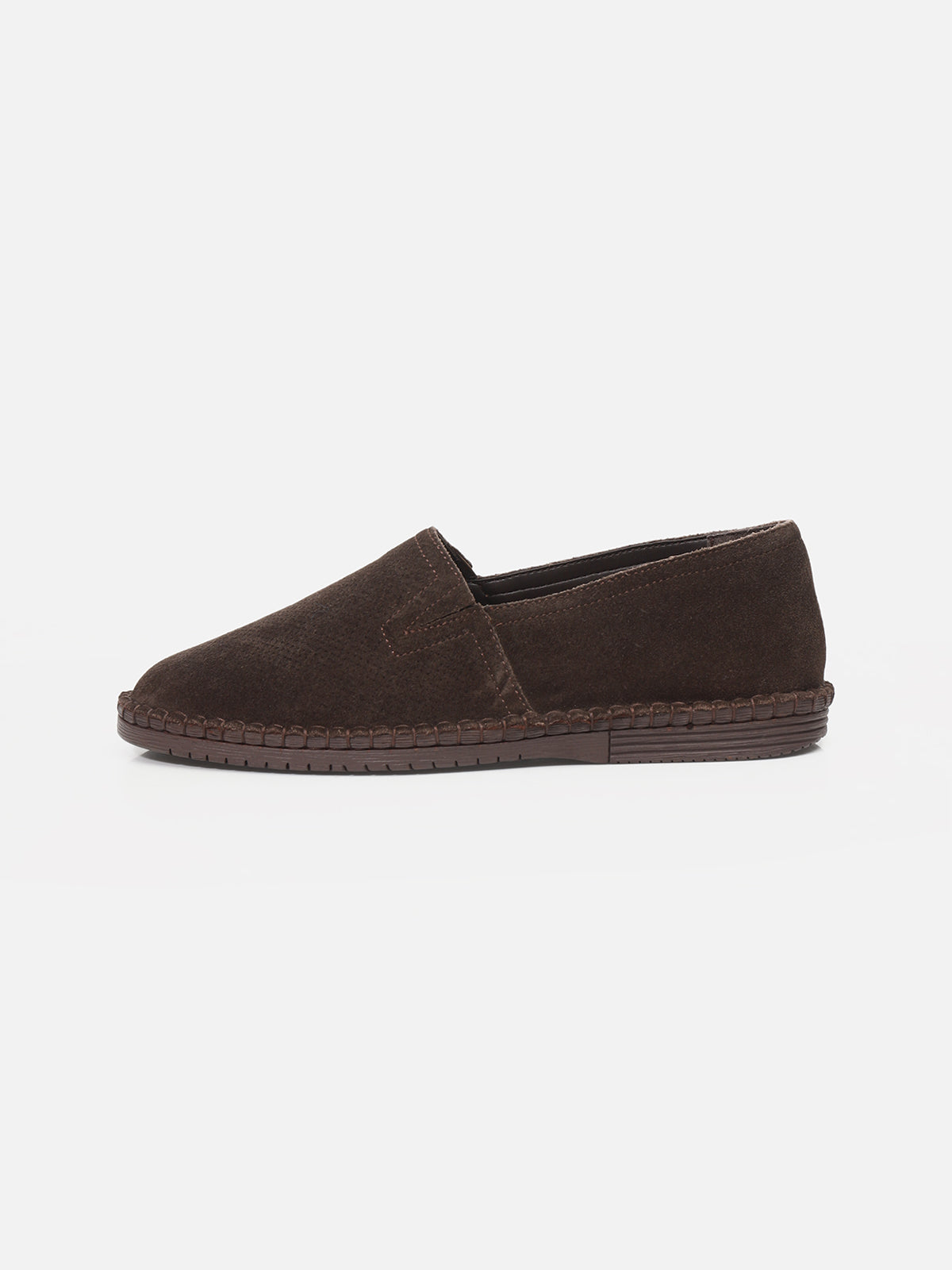 Suede Leather Espadrilles Shoes
