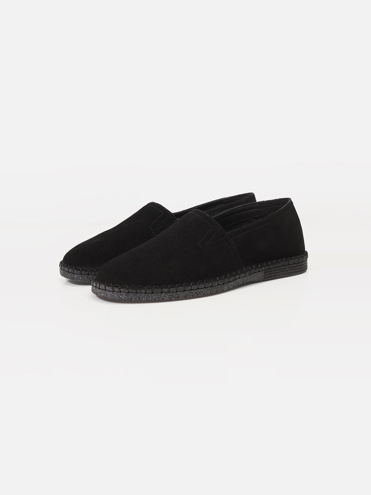 Suede Leather Espadrilles Shoes