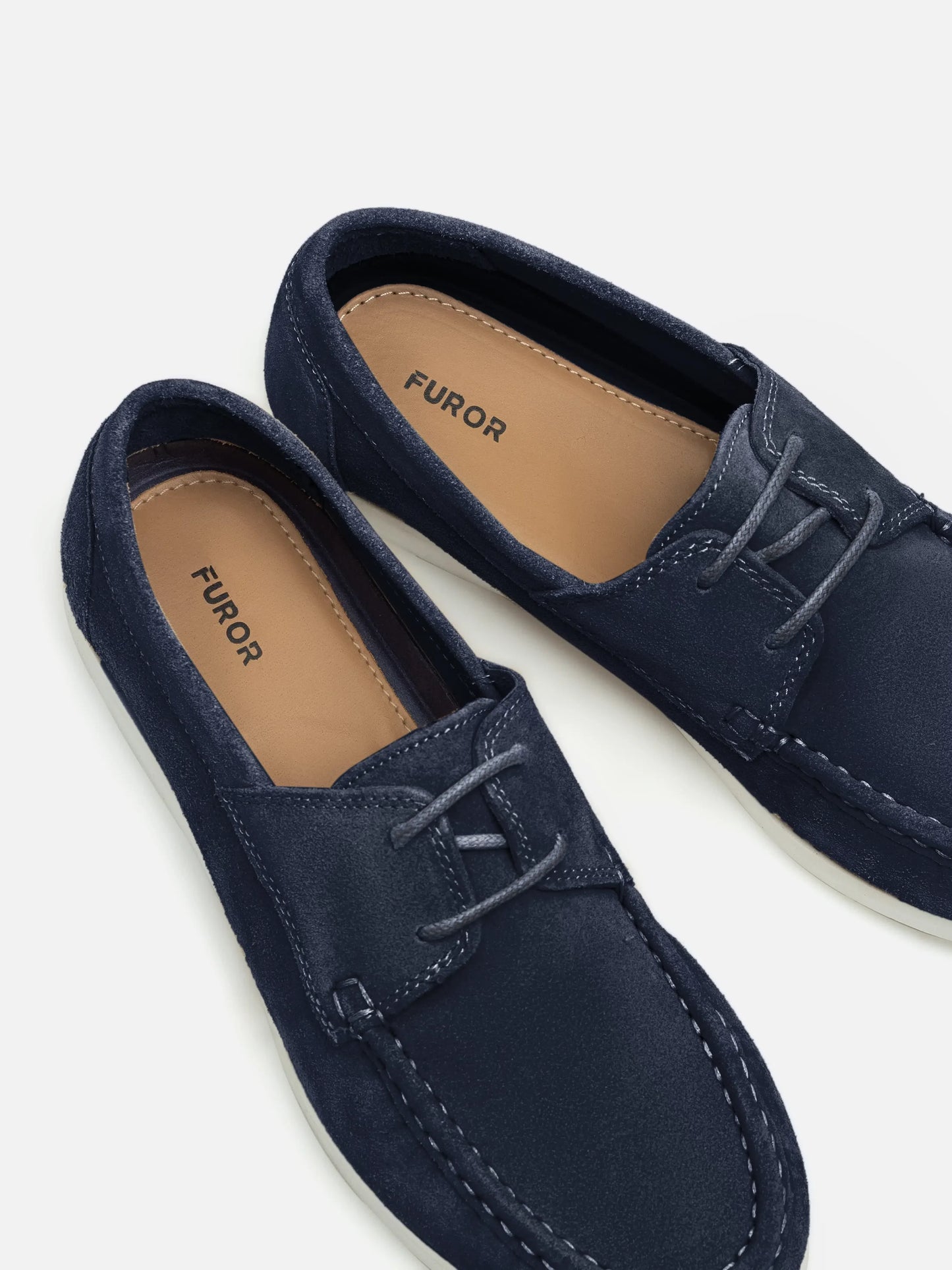 Suede Lace Up Loafers