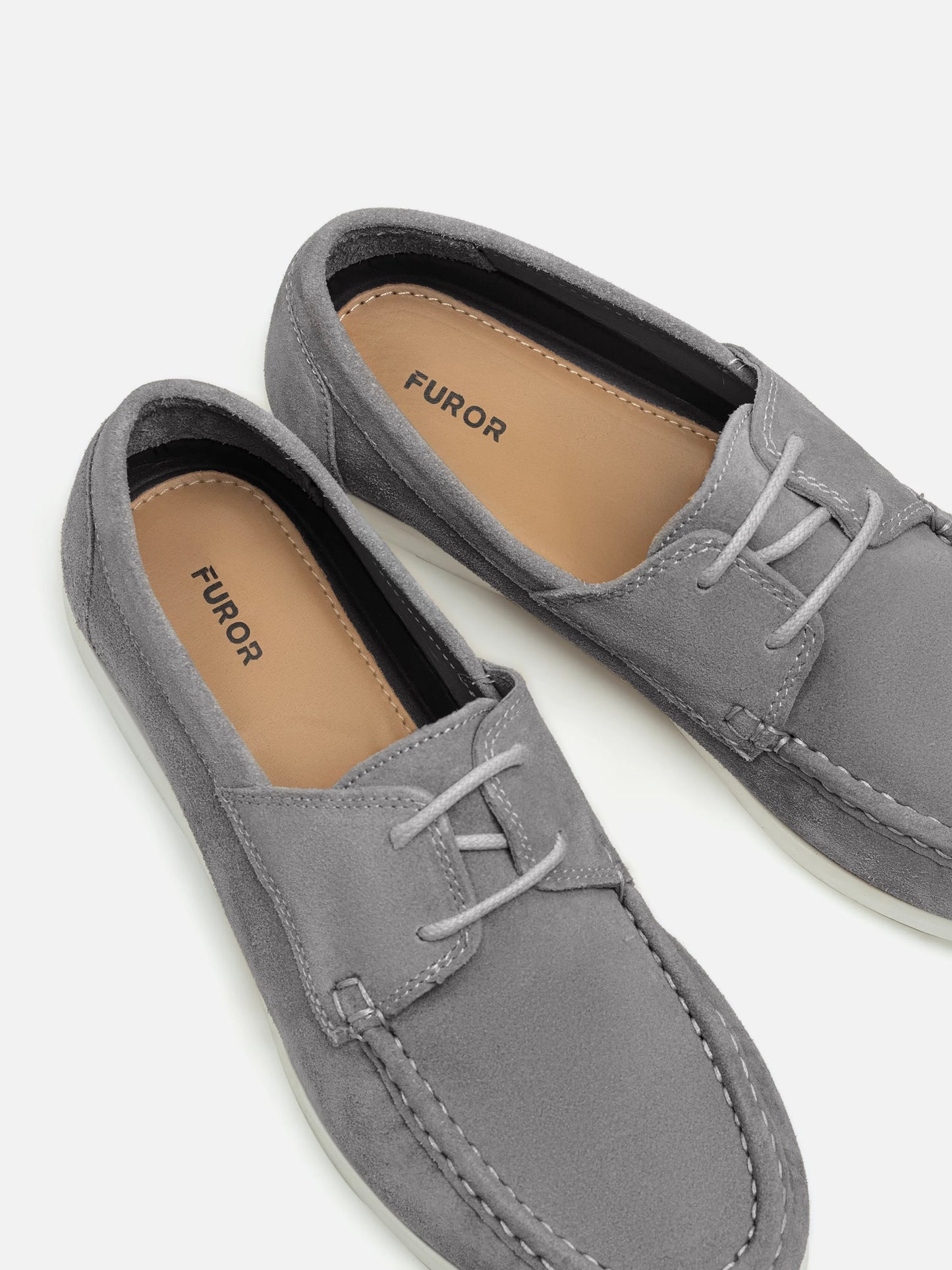 Suede Lace Up Loafers