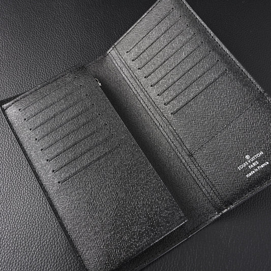 Louis Vuitton Brazza Wallet – Damier Graphite Canvas Long Bifold (N62665)