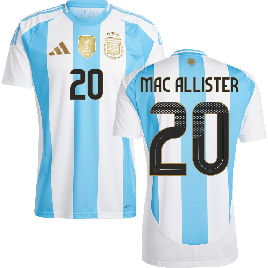 Argentina Home Stadium Jersey 2024 Men`s COPA AMERICA