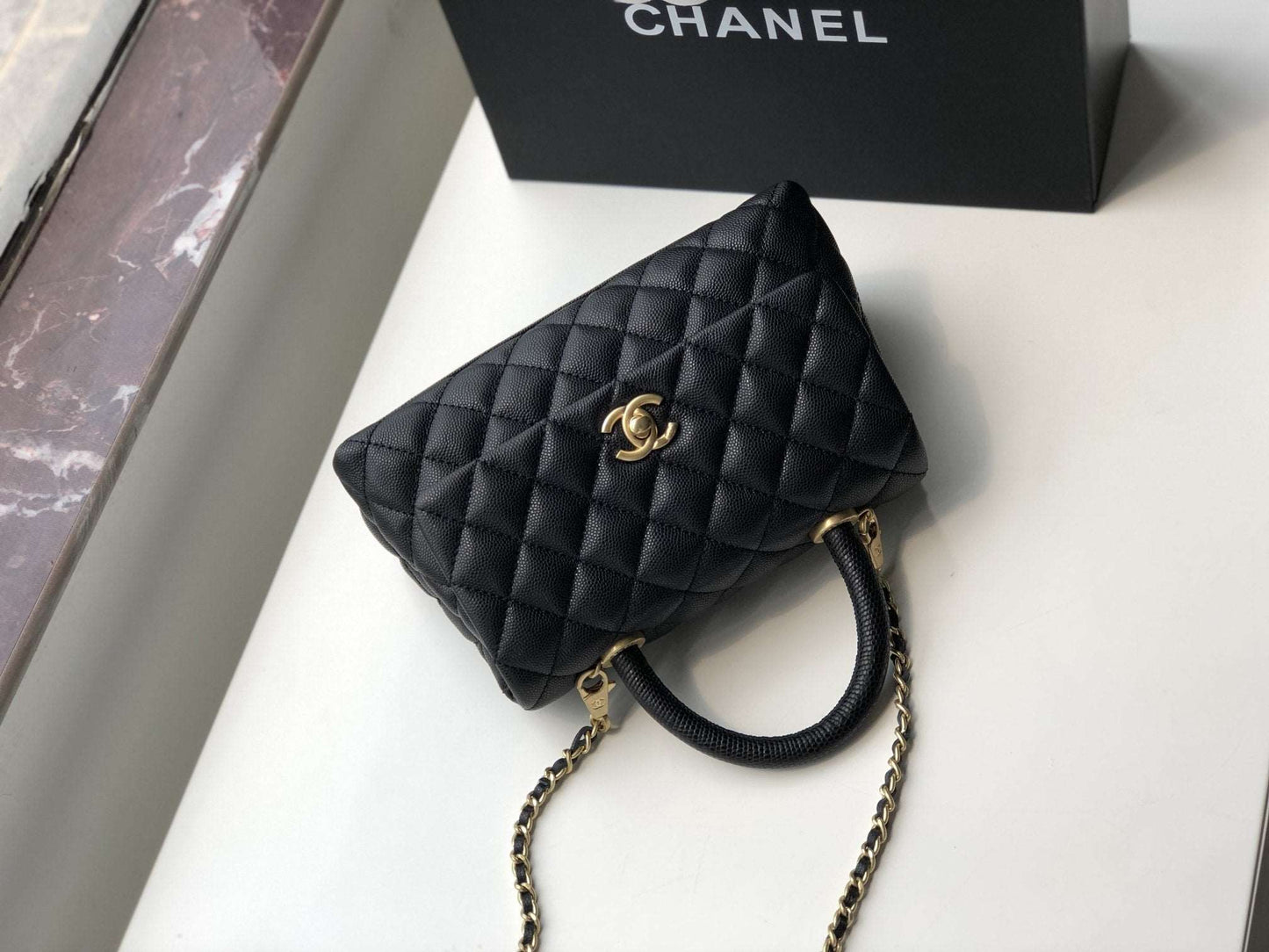 Chanel small flap Bag With Coco Handle