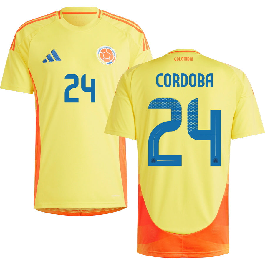 Colombia Home Stadium Jersey 2024 Adults COPA AMERICA