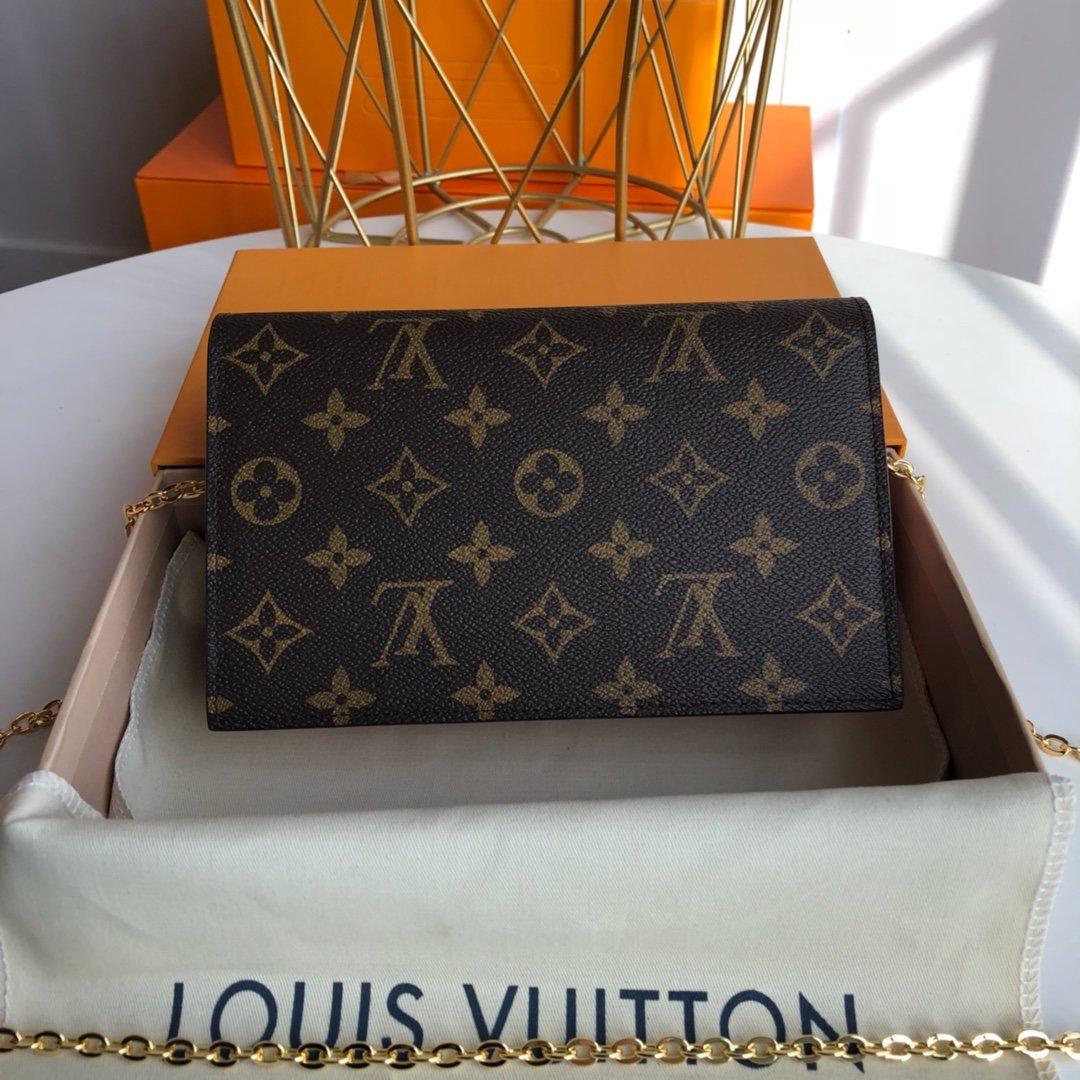 Louis Vuitton flore chain wallet