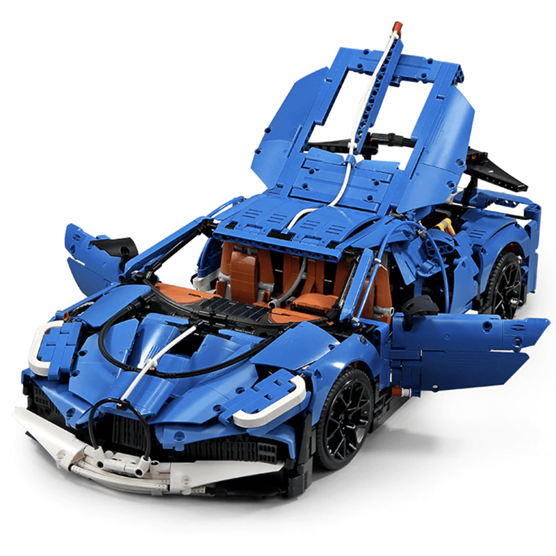 Blue Supercar 3858pcs