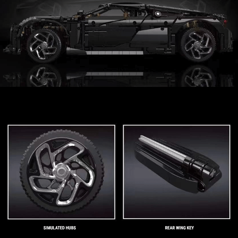 The Black Mamba Hypercar 4687pcs