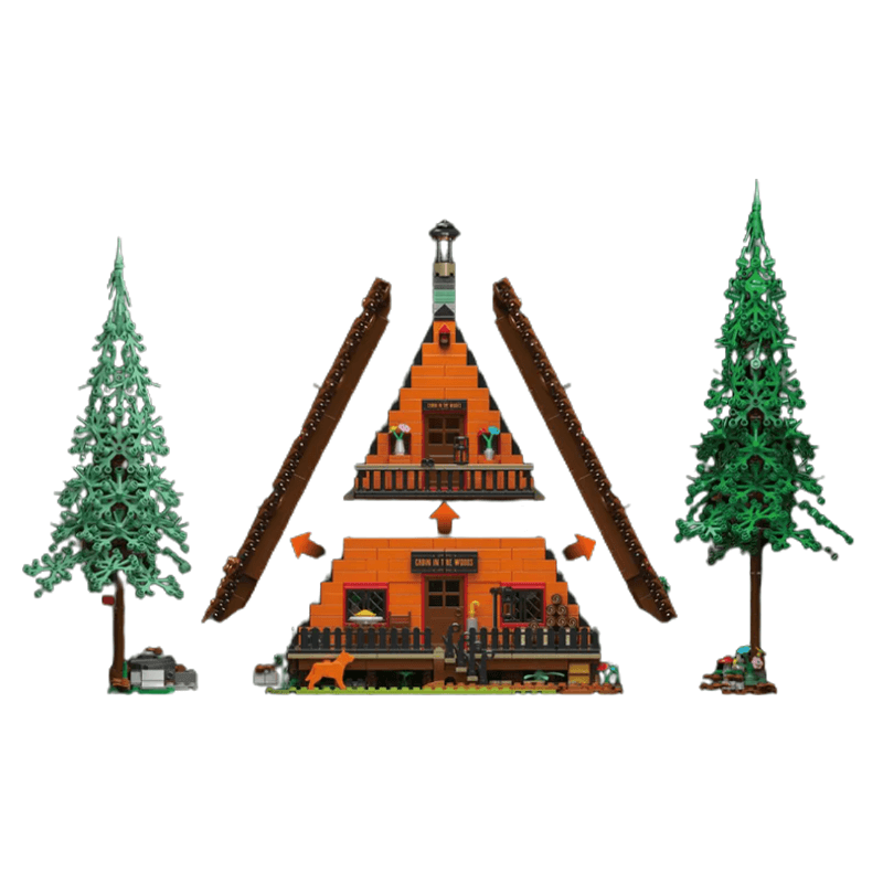 Wooden Cabin In The Woods 3397pcs