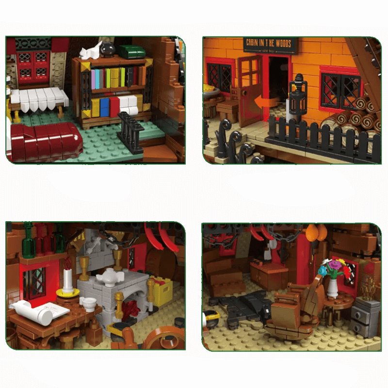 Wooden Cabin In The Woods 3397pcs