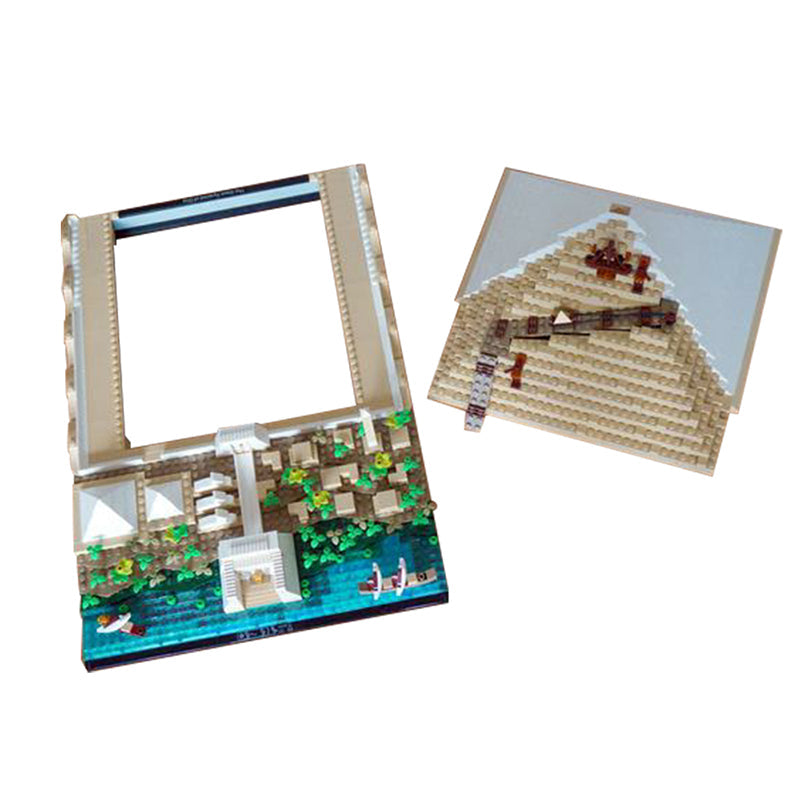 Building Of The Great Pyramid 1467pcs