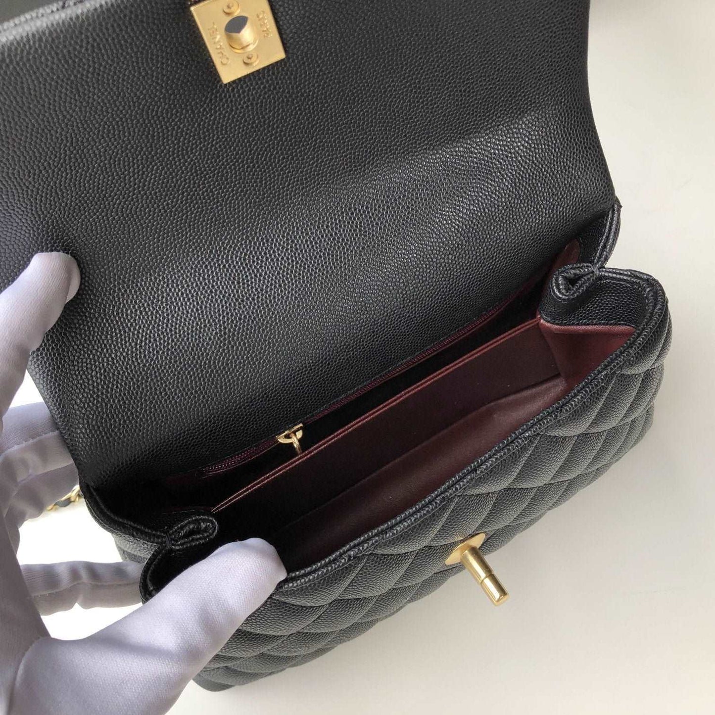 Chanel small flap Bag With Coco Handle