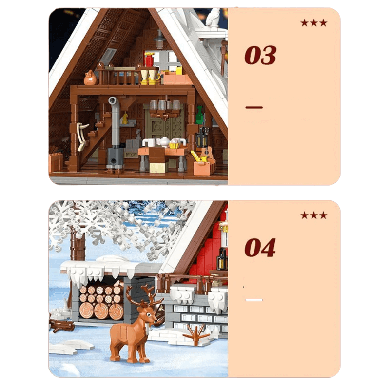 Winter Cabin 2354pcs