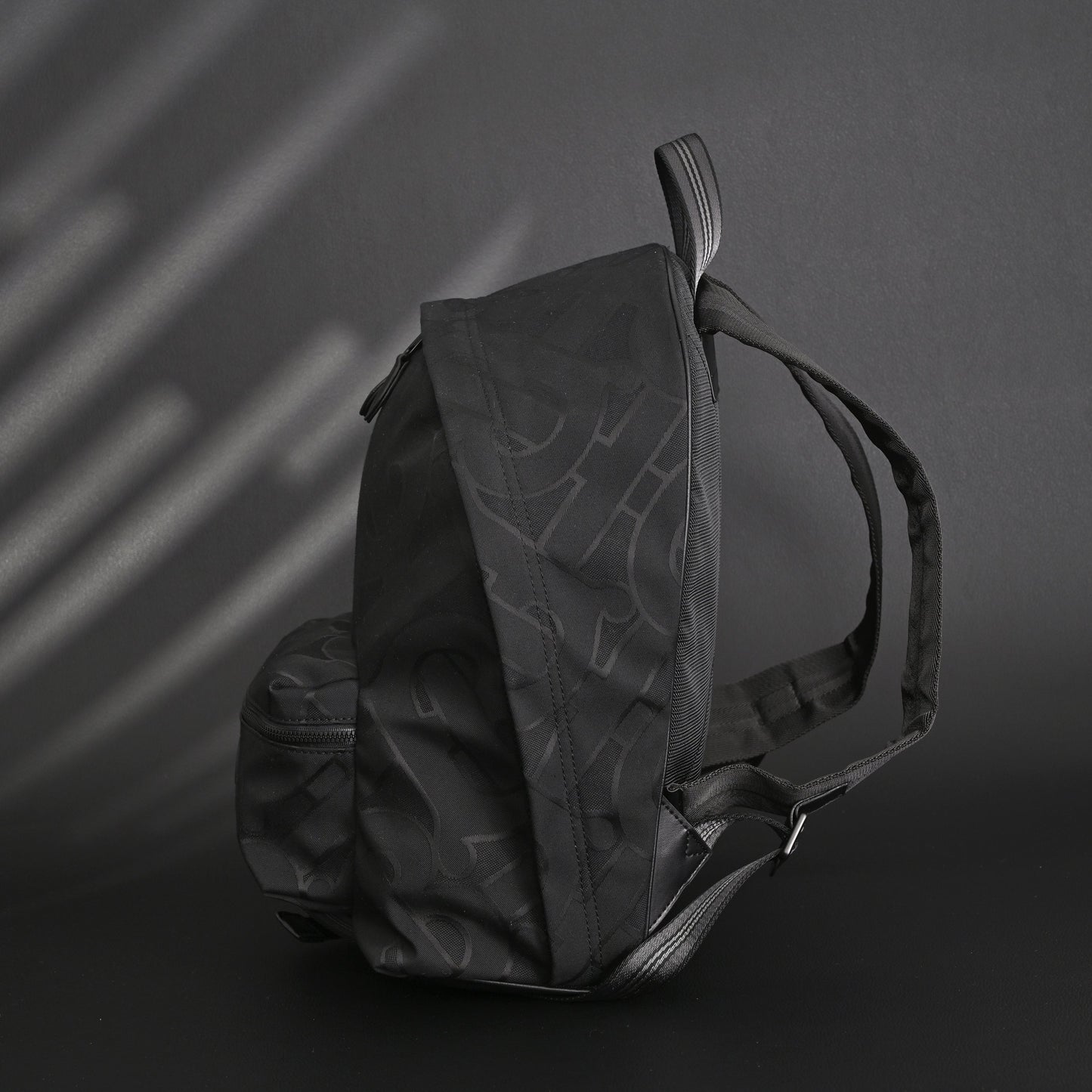 Burberry Monogram Black Nylon Backpack