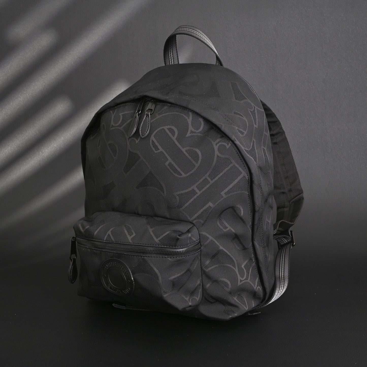 Burberry Monogram Black Nylon Backpack