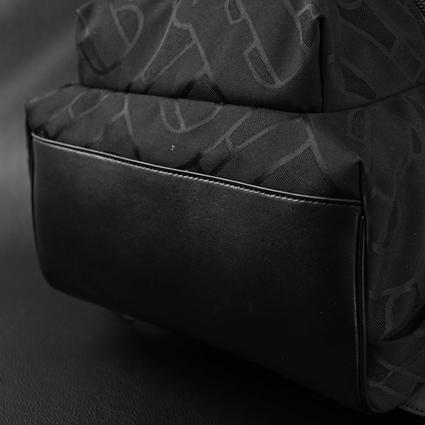 Burberry Monogram Black Nylon Backpack