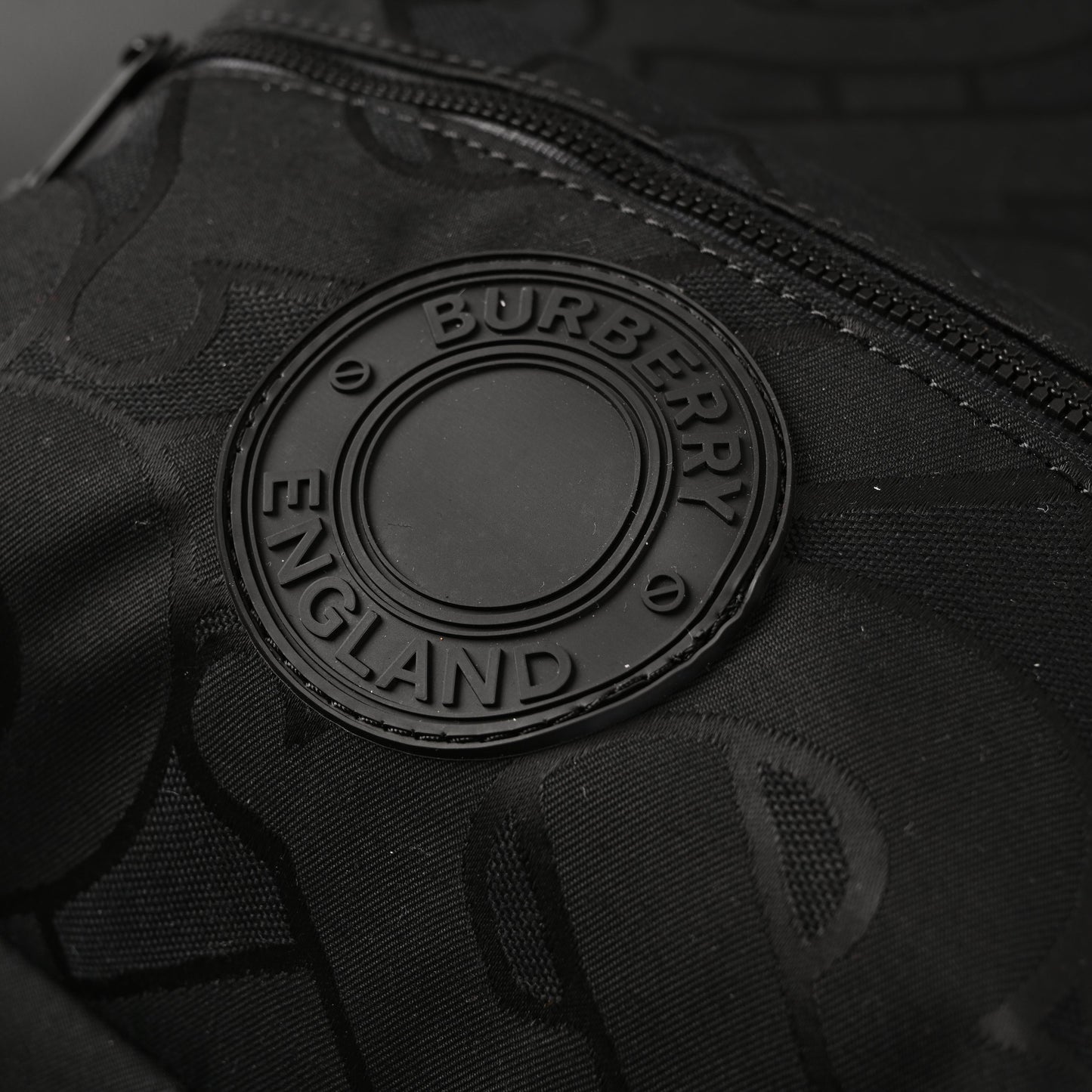 Burberry Monogram Black Nylon Backpack