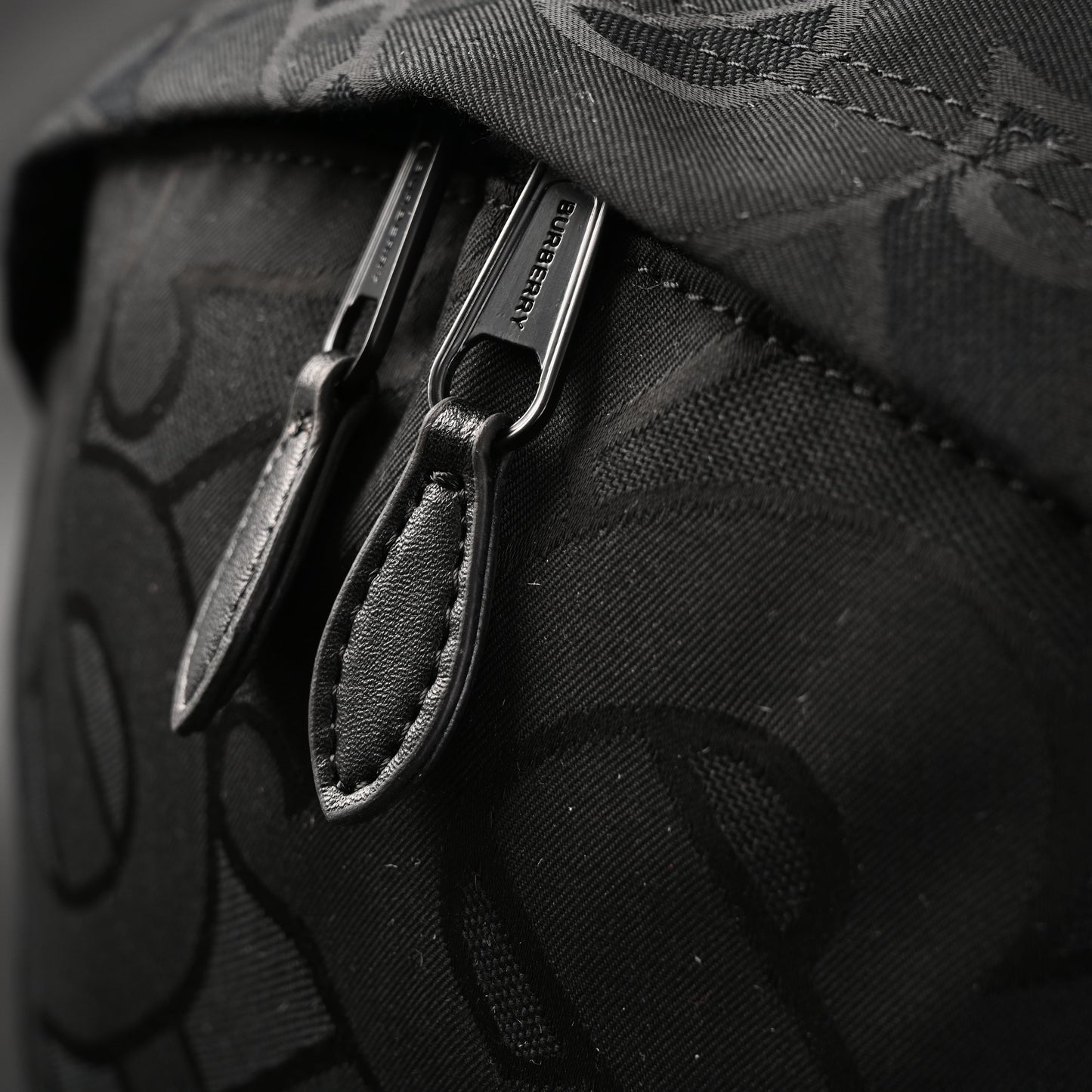 Burberry Monogram Black Nylon Backpack