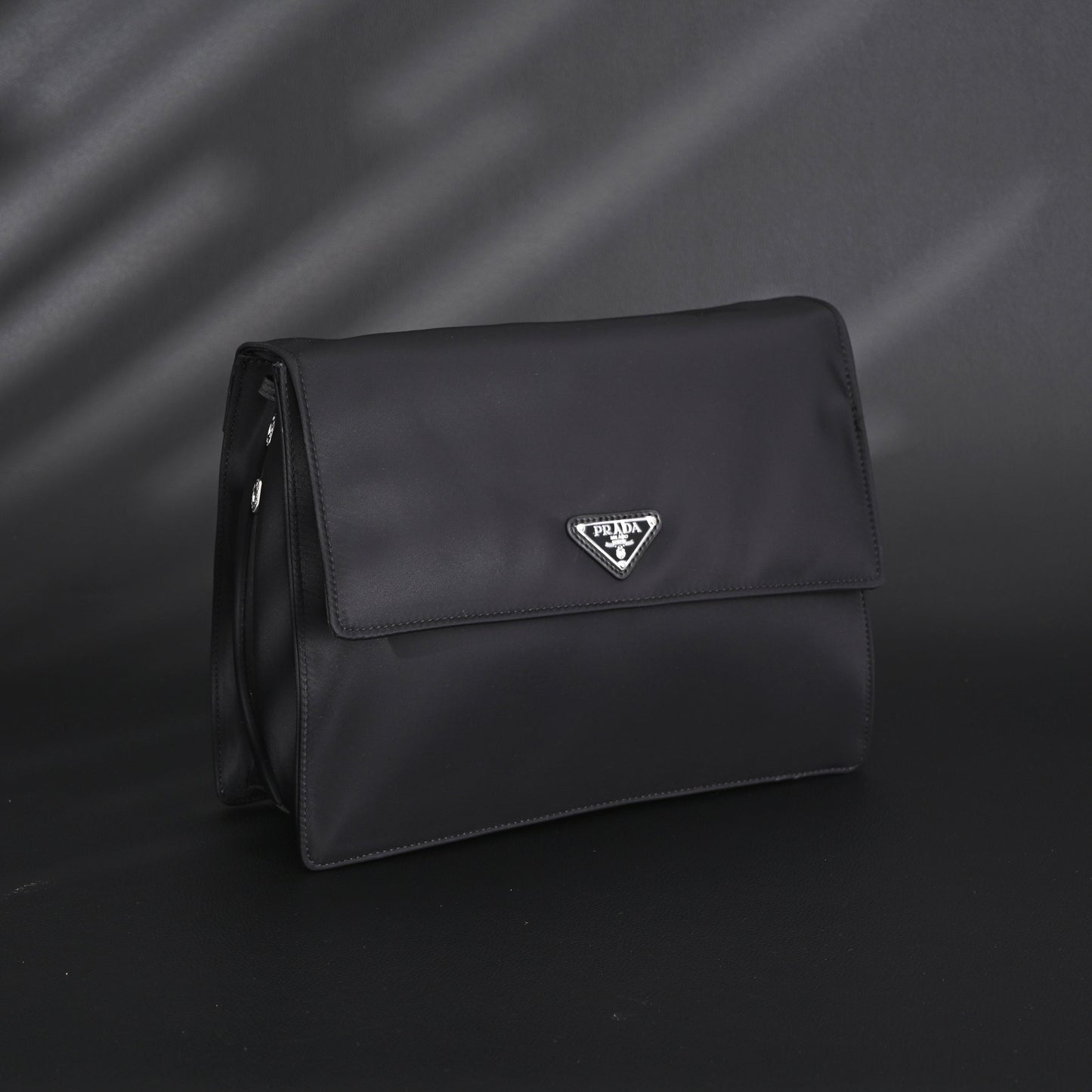 Prada Nylon Black Messenger Bag