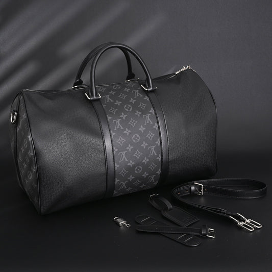 Louis Vuitton Keepall Bandoulière 50 – Monogram Eclipse Canvas Travel Bag