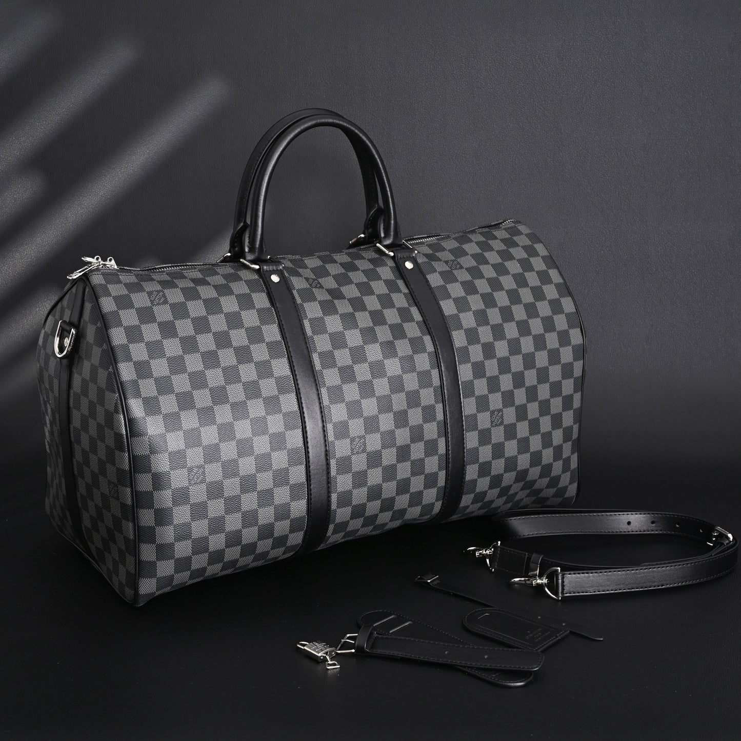 Louis Vuitton Keepall Bandoulière 45 Damier Graphite Canvas