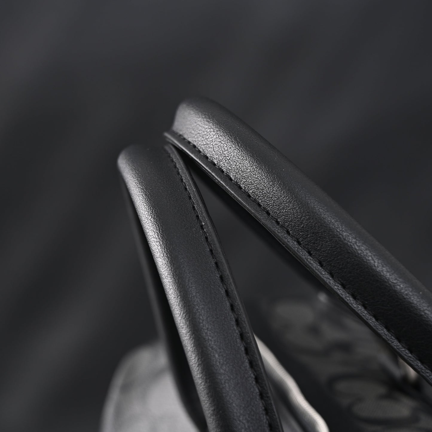 Coach Metropolitan Duffel Bag in Signature Black Canvas