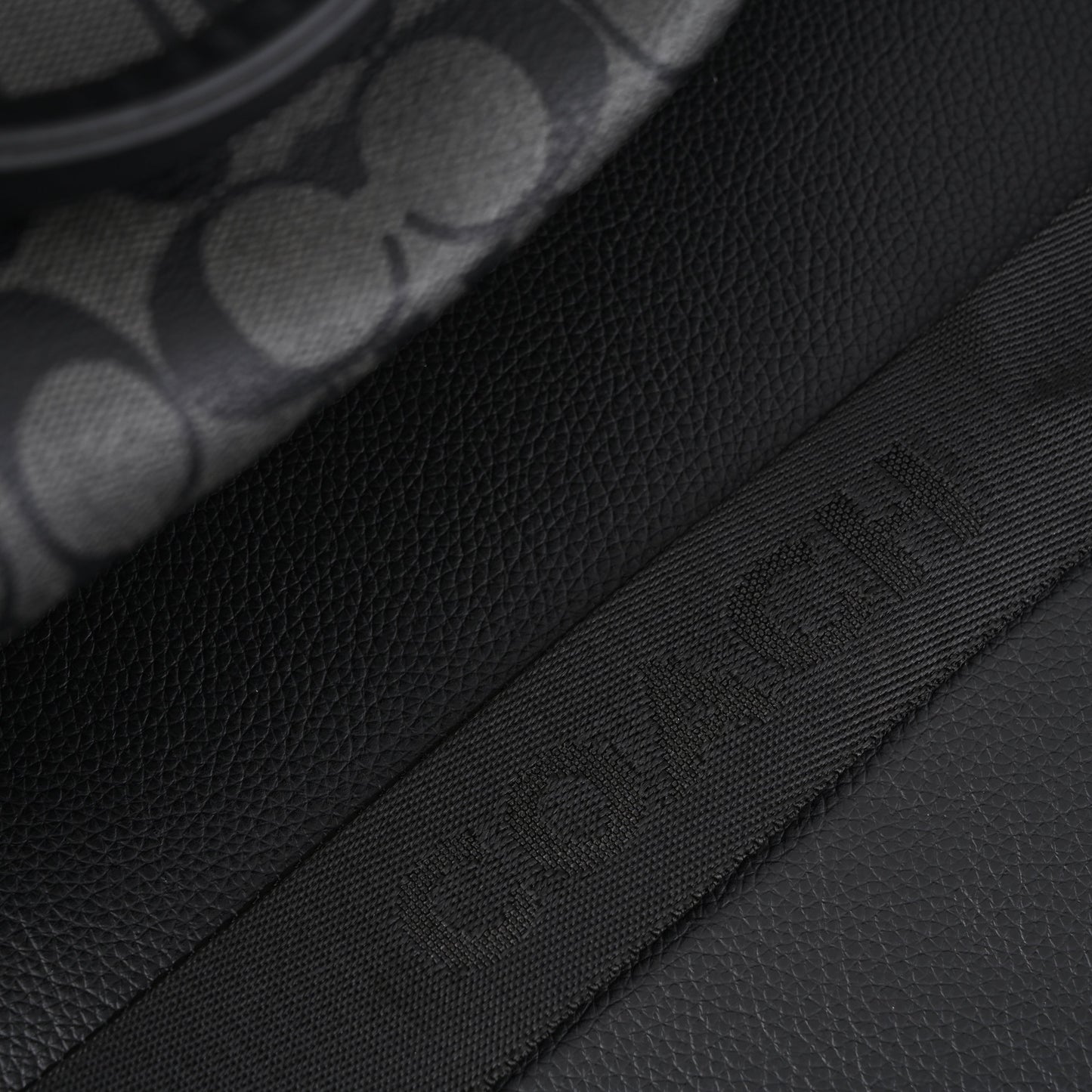 Coach Metropolitan Duffel Bag in Signature Black Canvas