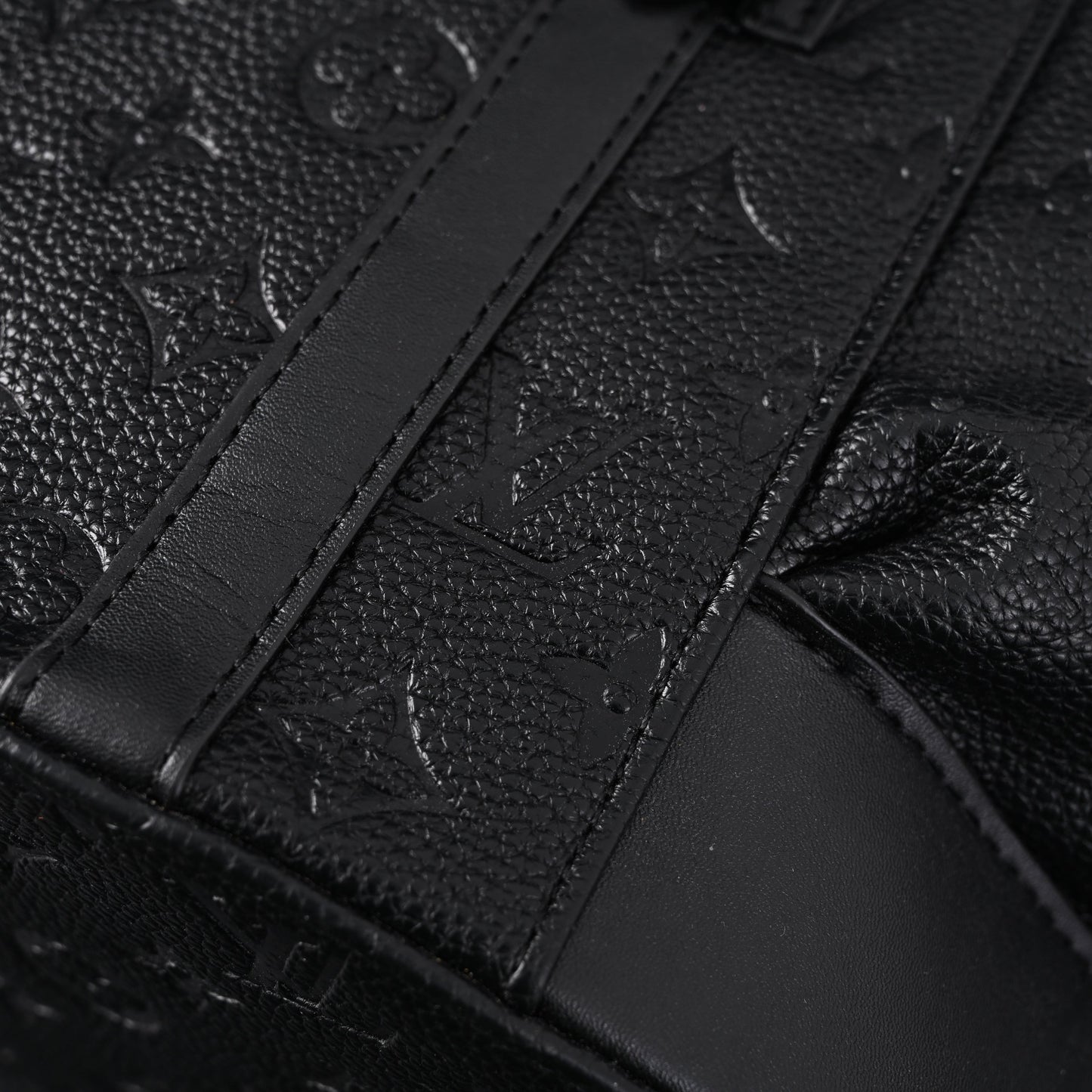 Louis Vuitton Christopher PM Backpack Monogram Shadow Black Leather