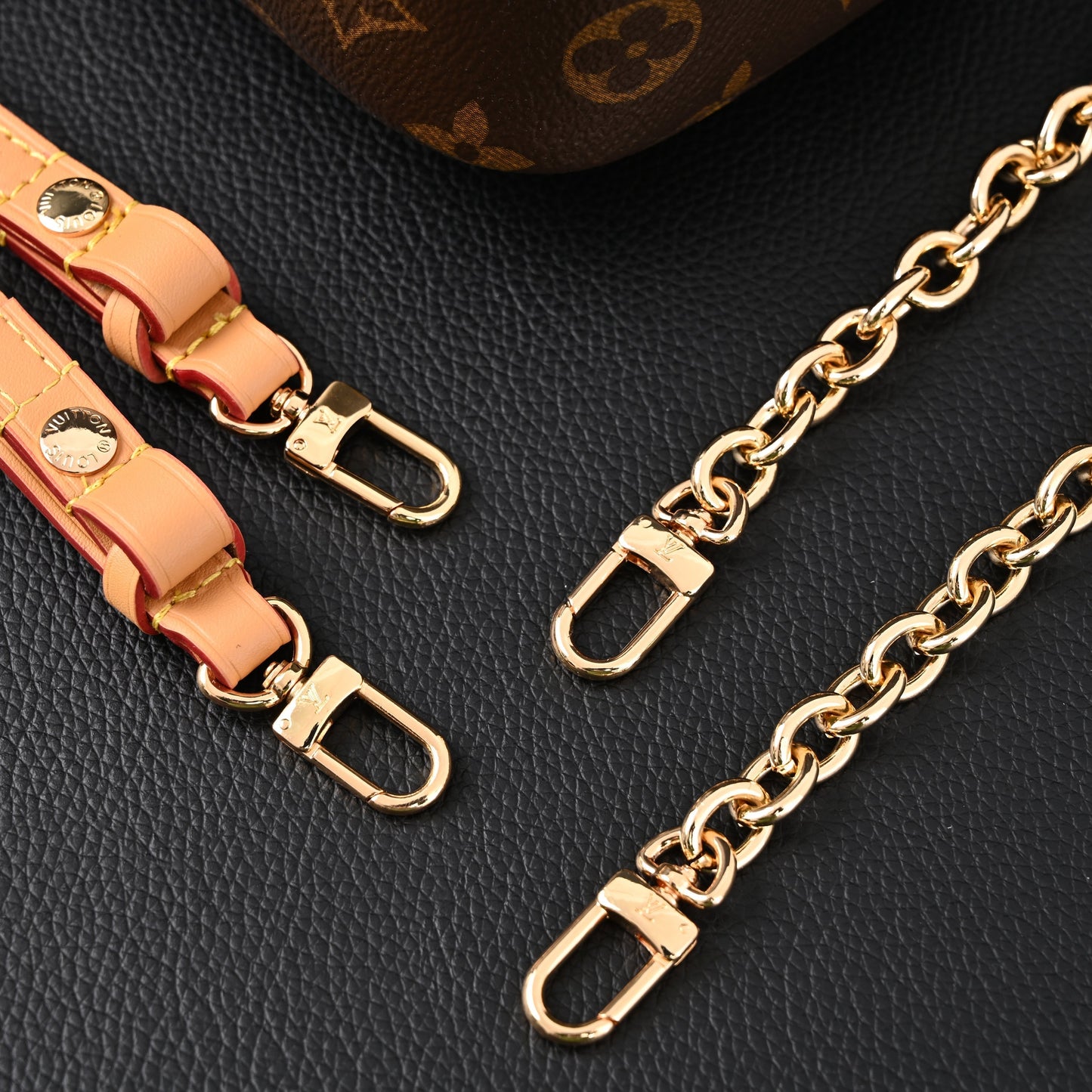 Louis Vuitton Félicie Pochette Monogram Canvas Chain Wallet