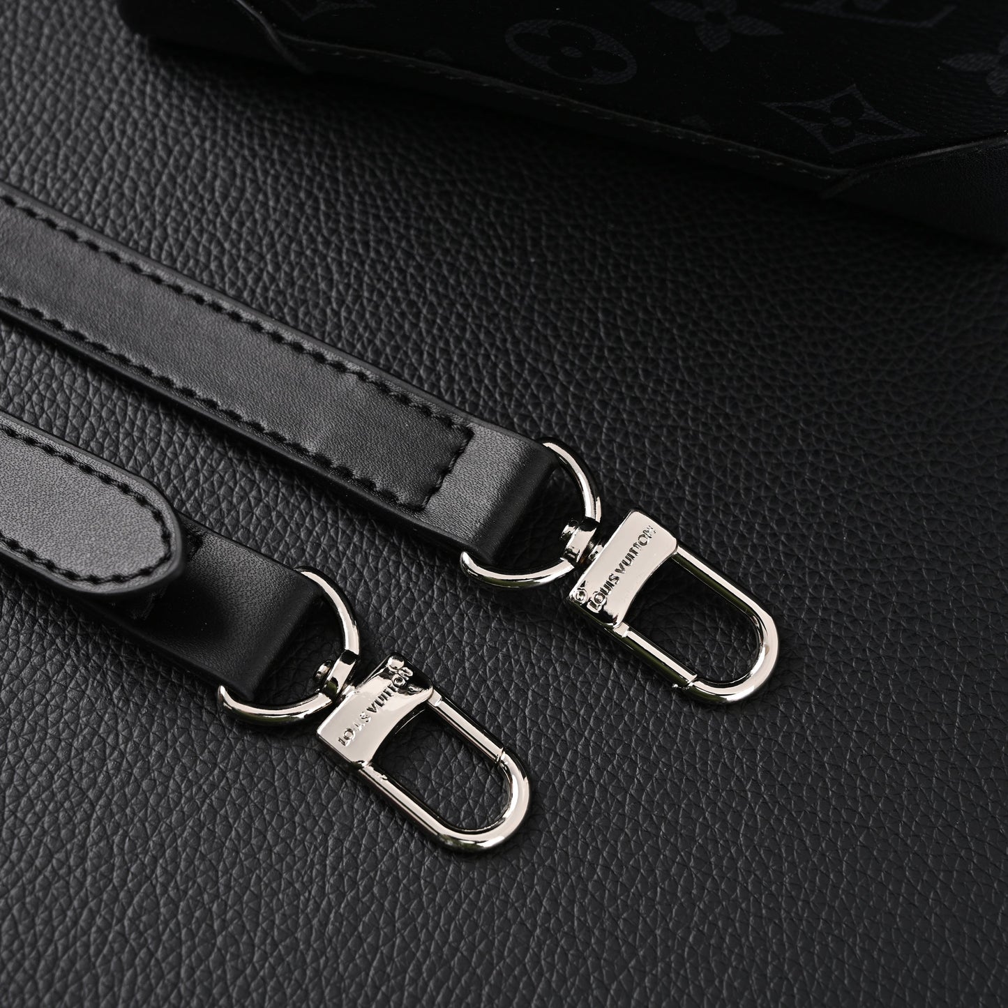 Louis Vuitton Soft Trunk Messenger – Monogram Eclipse Canvas with Silver Chain