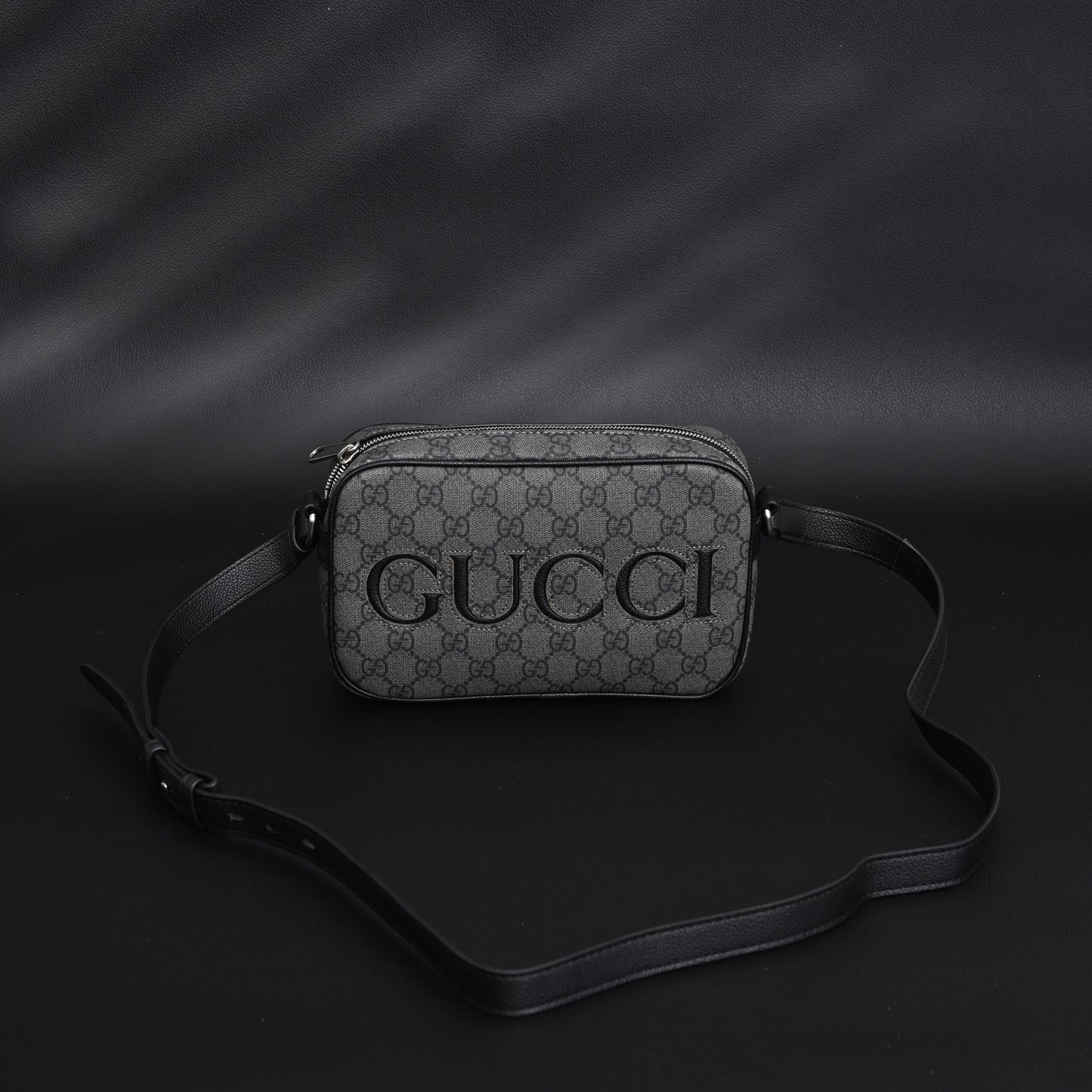 Gucci Ophidia GG Supreme Belt Bag – Black/Grey Monogram