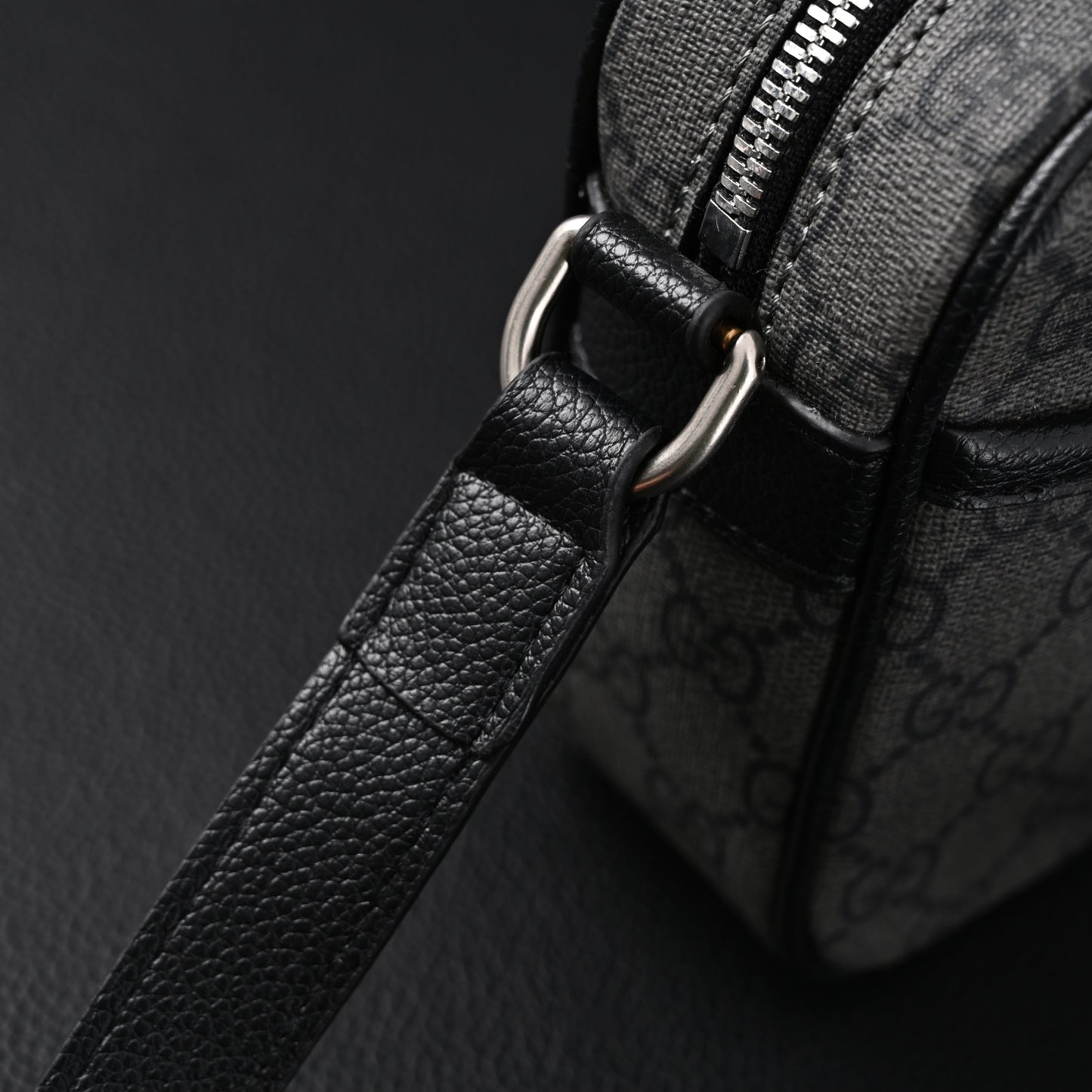 Gucci Ophidia GG Supreme Belt Bag – Black/Grey Monogram