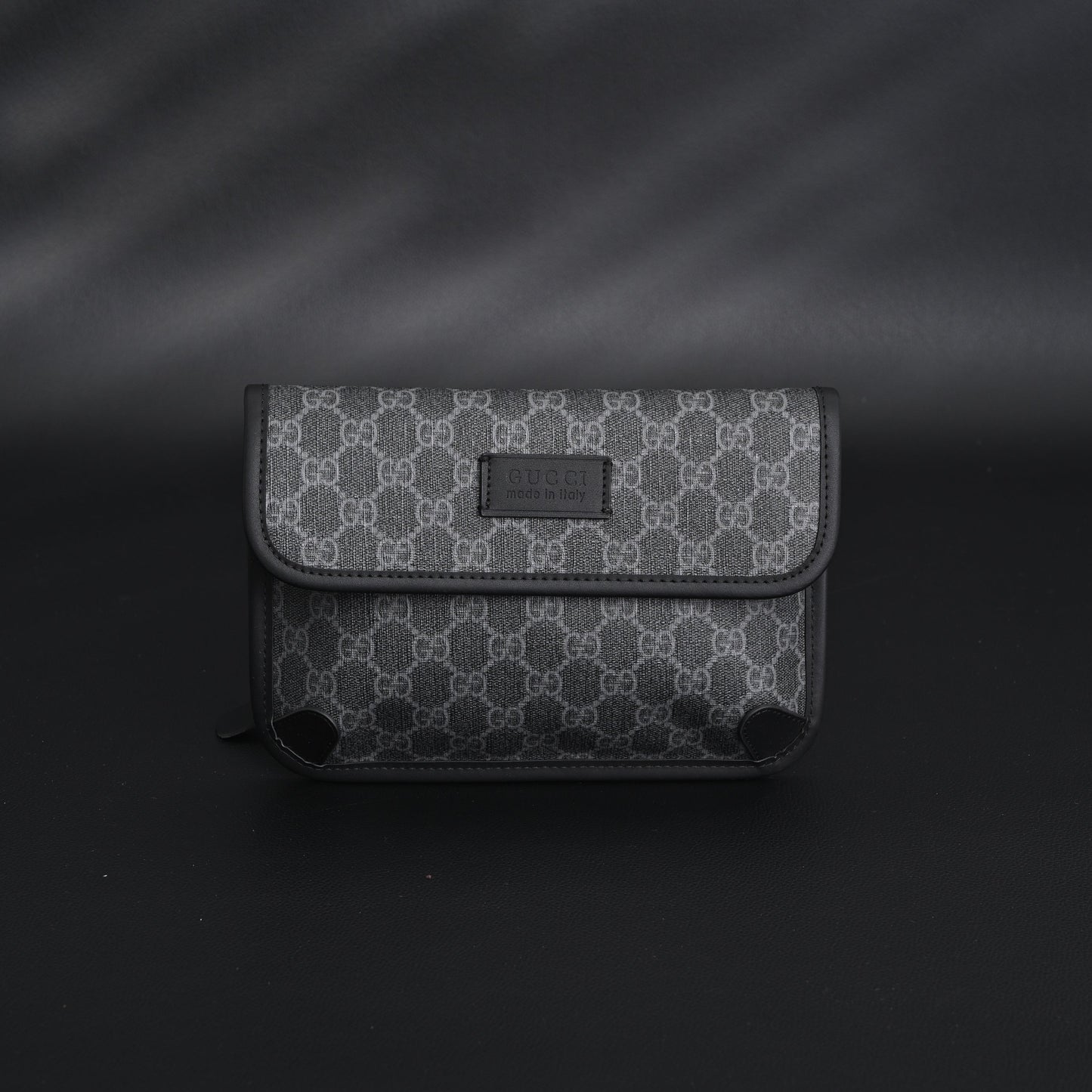 Gucci Ophidia GG Supreme Belt Bag – Black/Grey with Web Strap