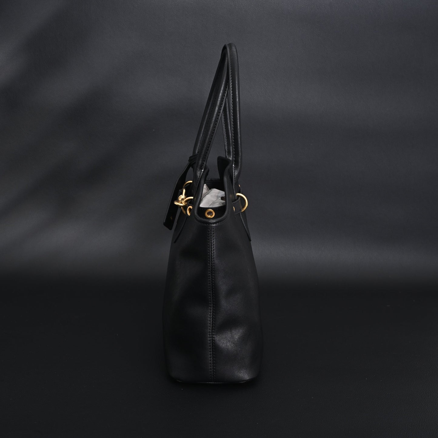 Miu Miu Leather Tote Bag – Classic Black