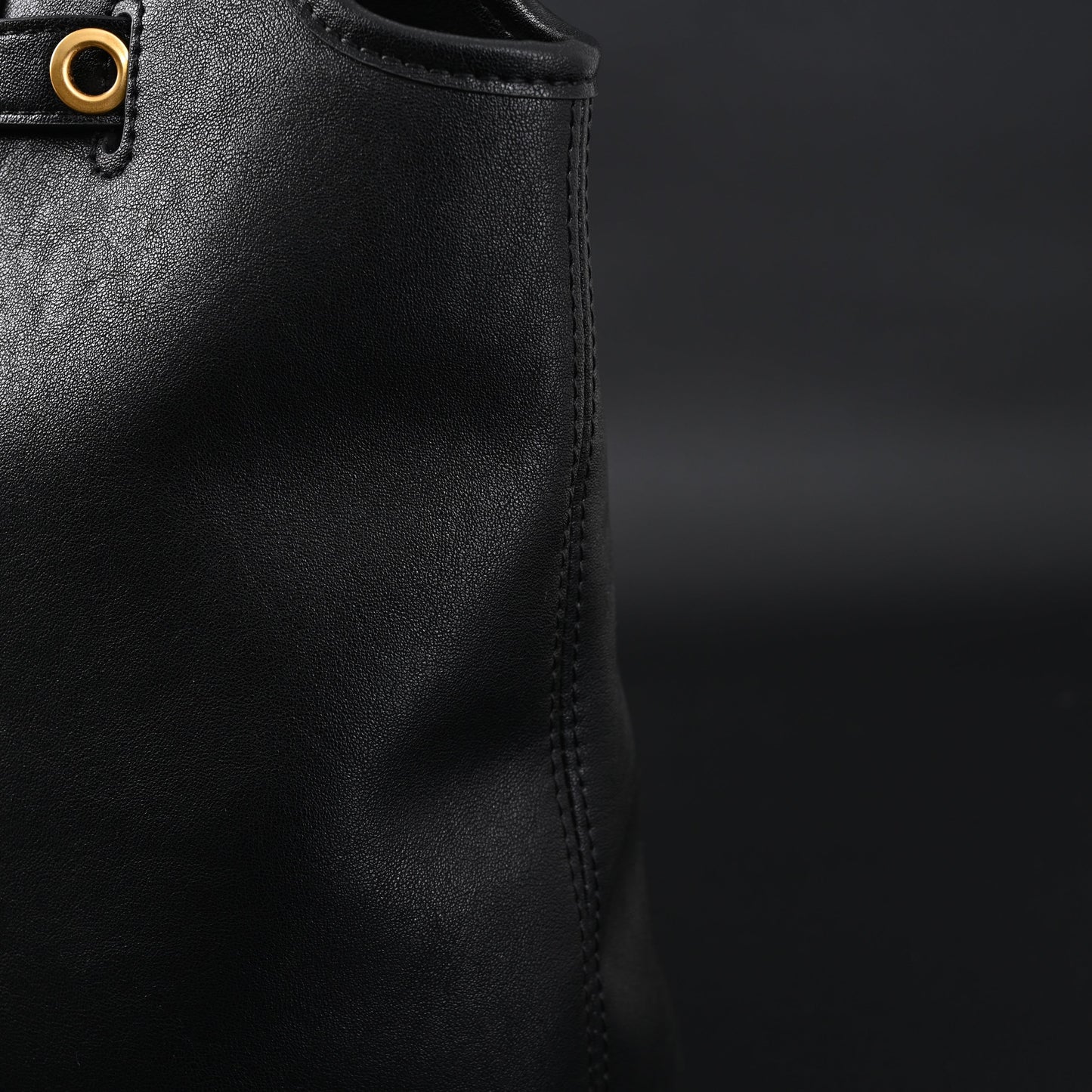 Miu Miu Leather Tote Bag – Classic Black