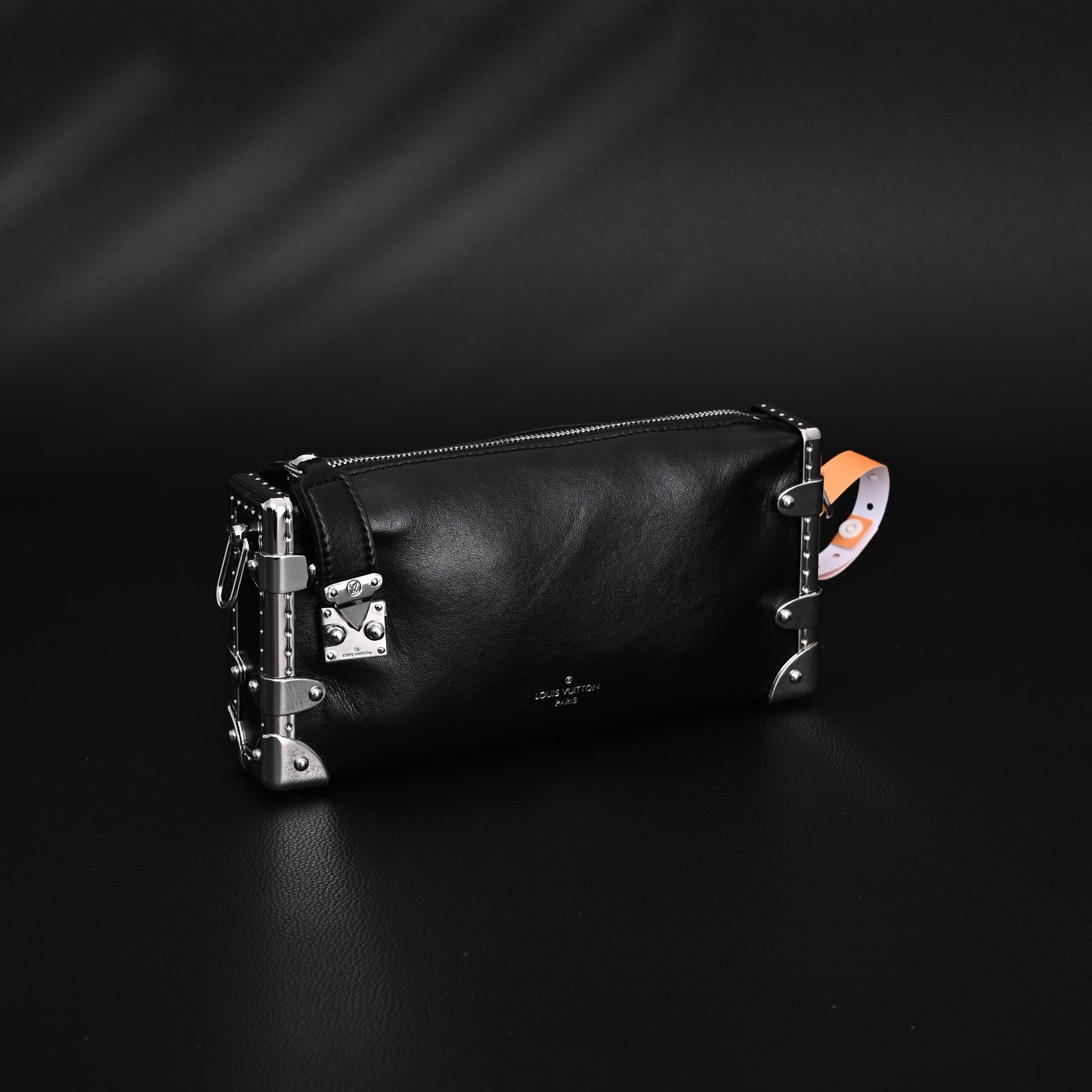 Louis Vuitton Soft Trunk Monogram Black Leather Crossbody Bag