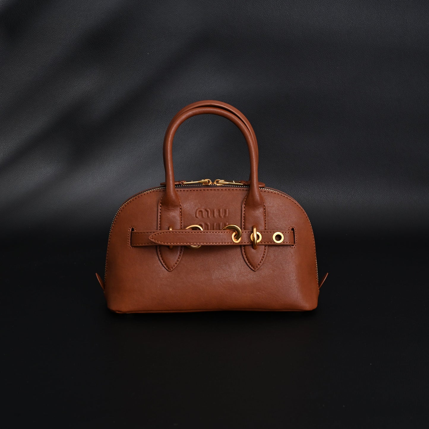 Gucci Horsebit 1955 Brown Leather Top Handle Bag