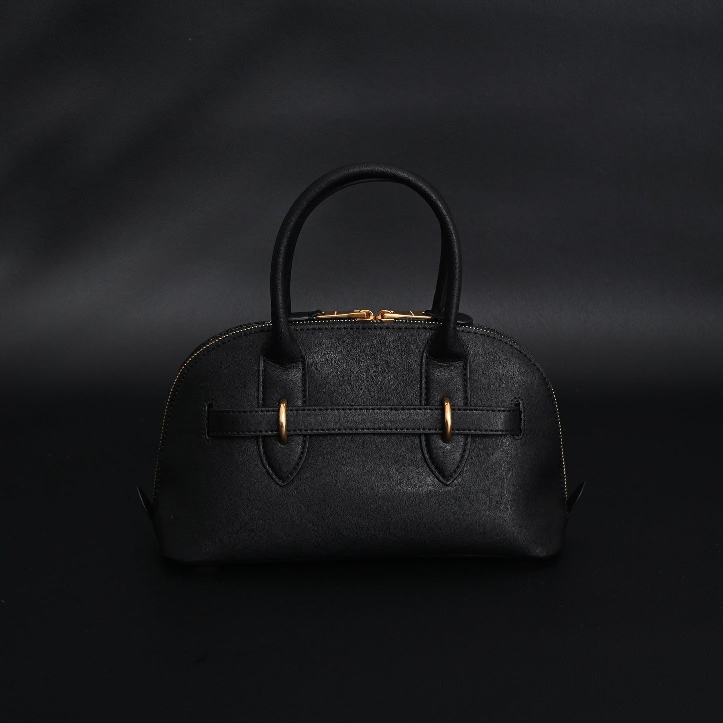 Miu Miu Black Leather Satchel Bag – Medium Structured Tote