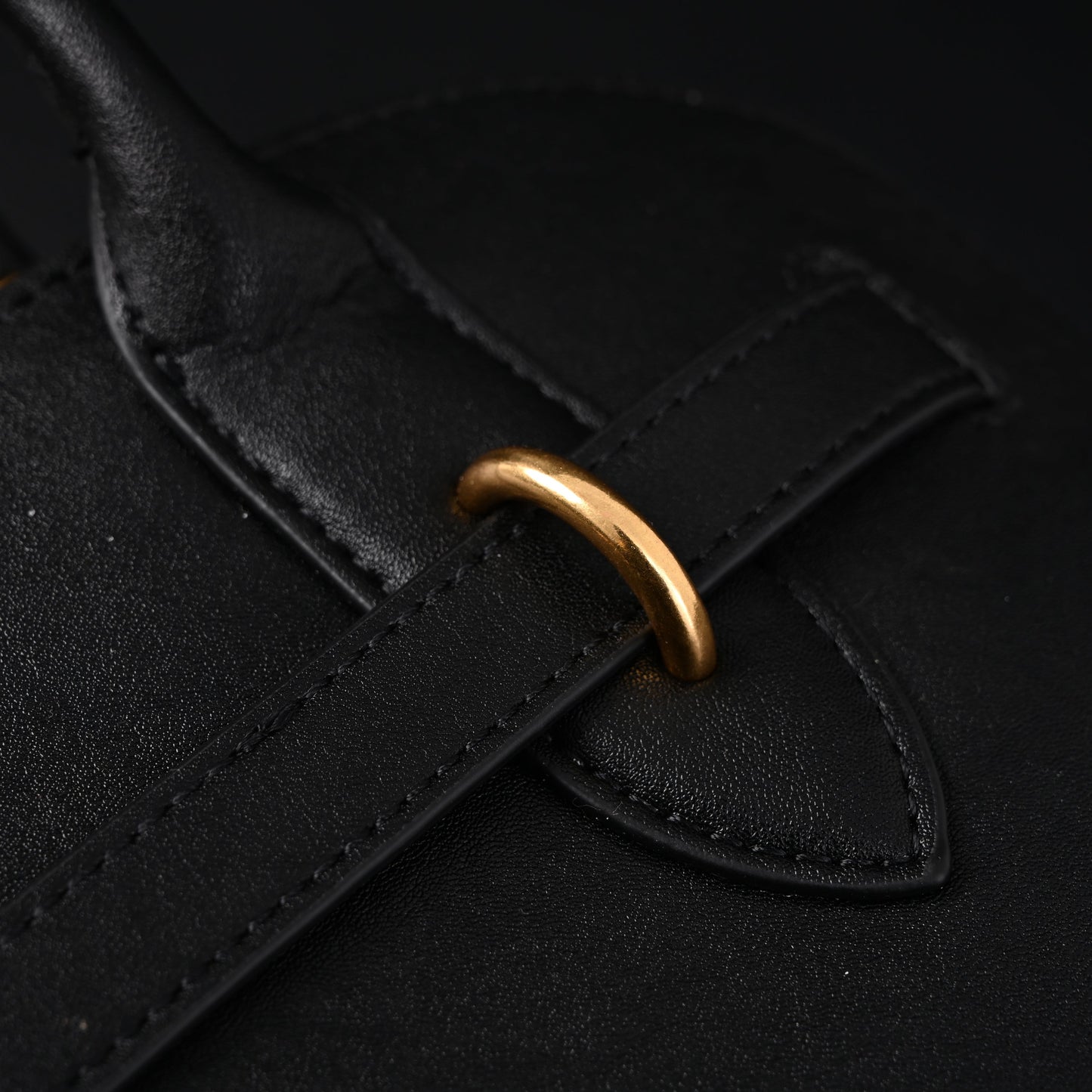 Miu Miu Black Leather Satchel Bag – Medium Structured Tote