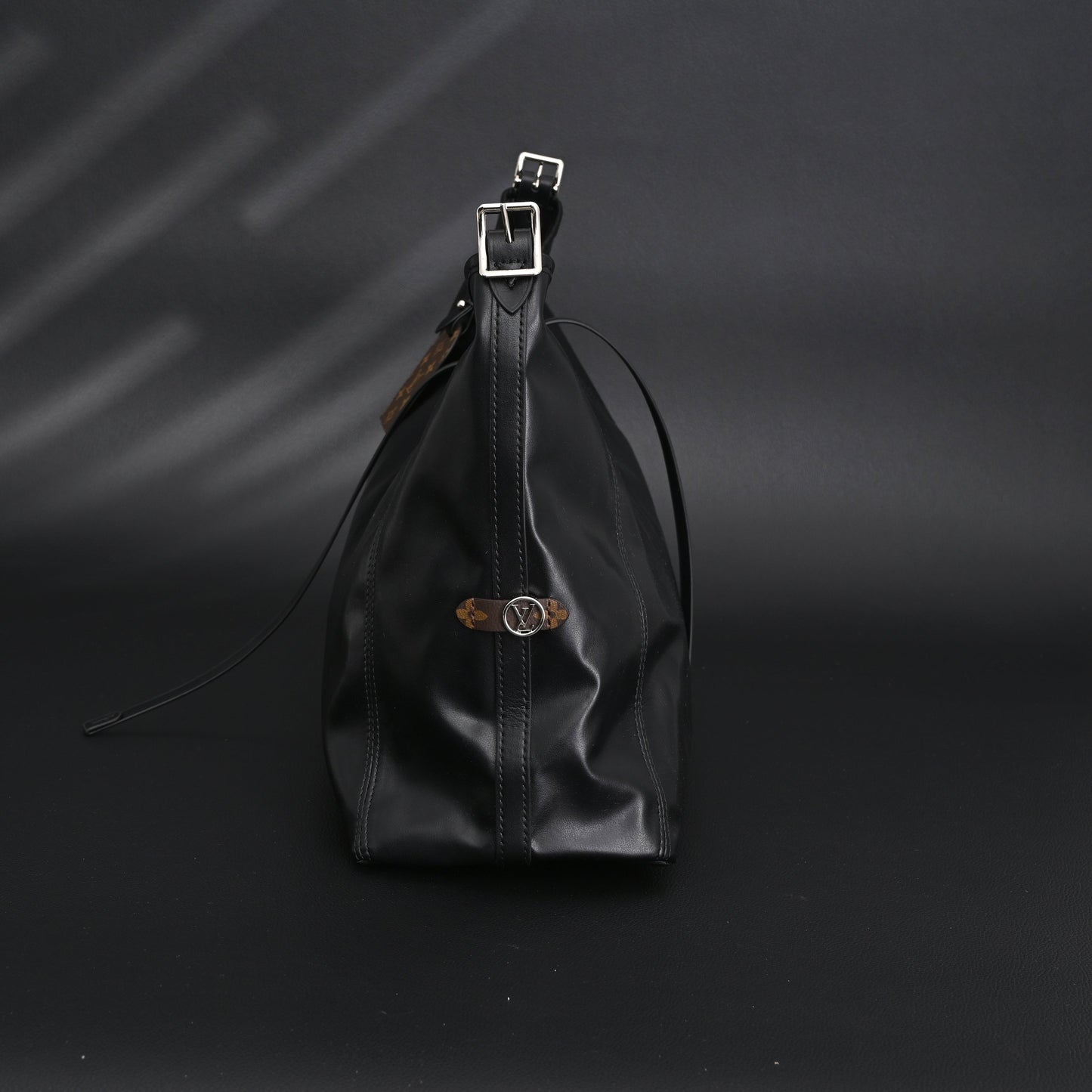 Louis Vuitton Graceful MM Black Monogram Hobo Bag