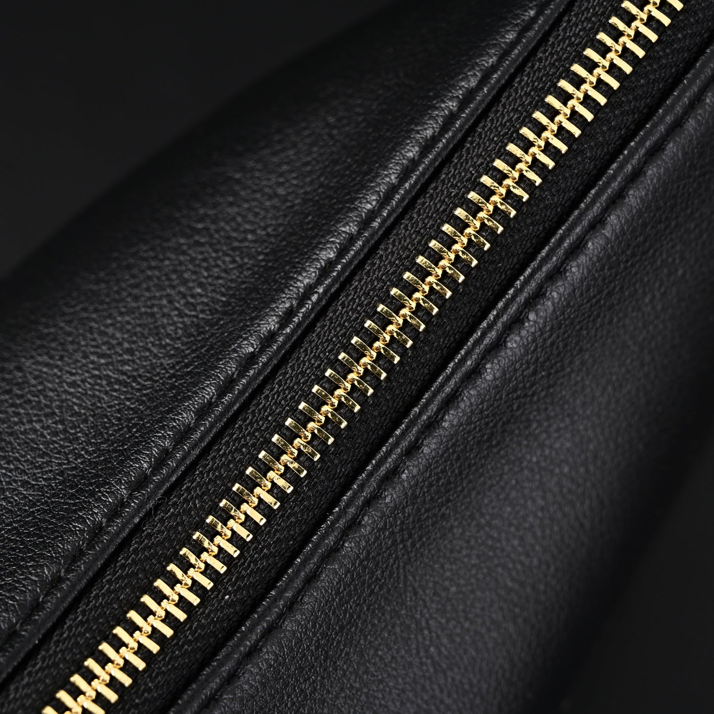 Prada Cleo Black Brushed Leather Shoulder Bag