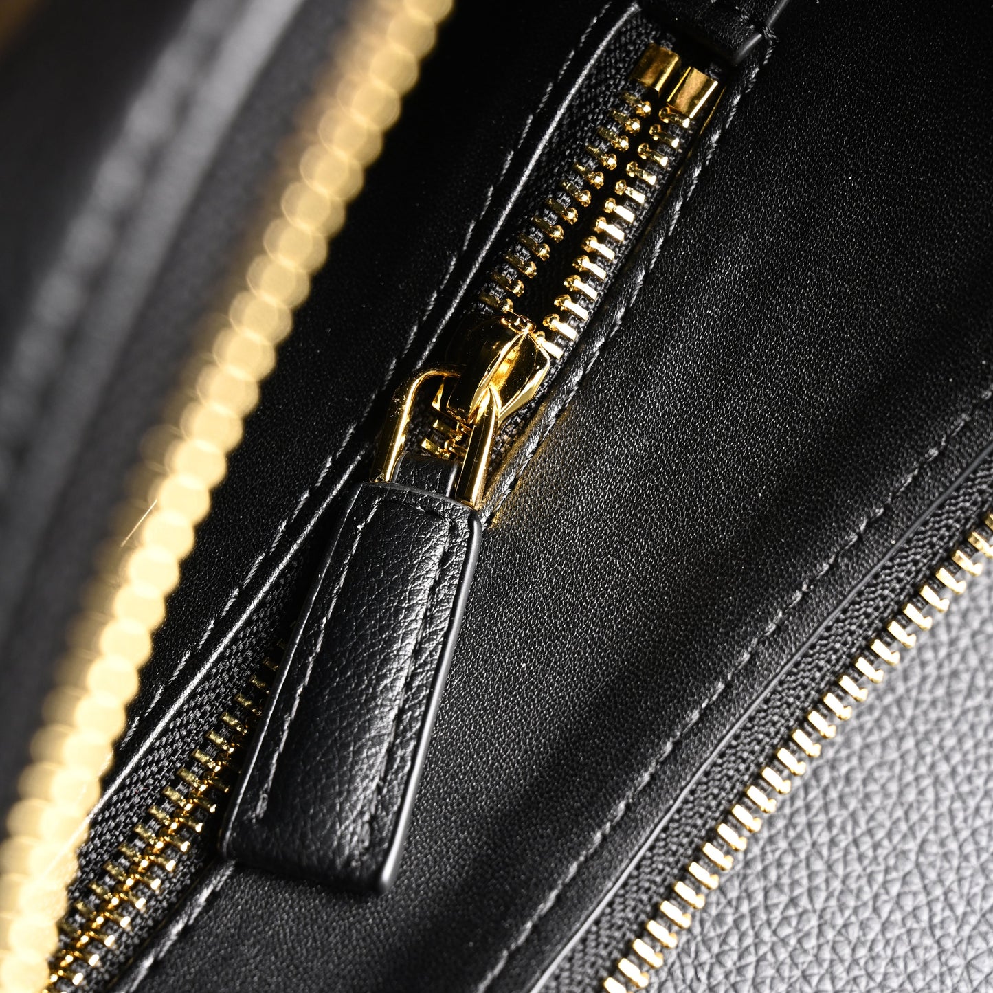 Prada Cleo Black Brushed Leather Shoulder Bag