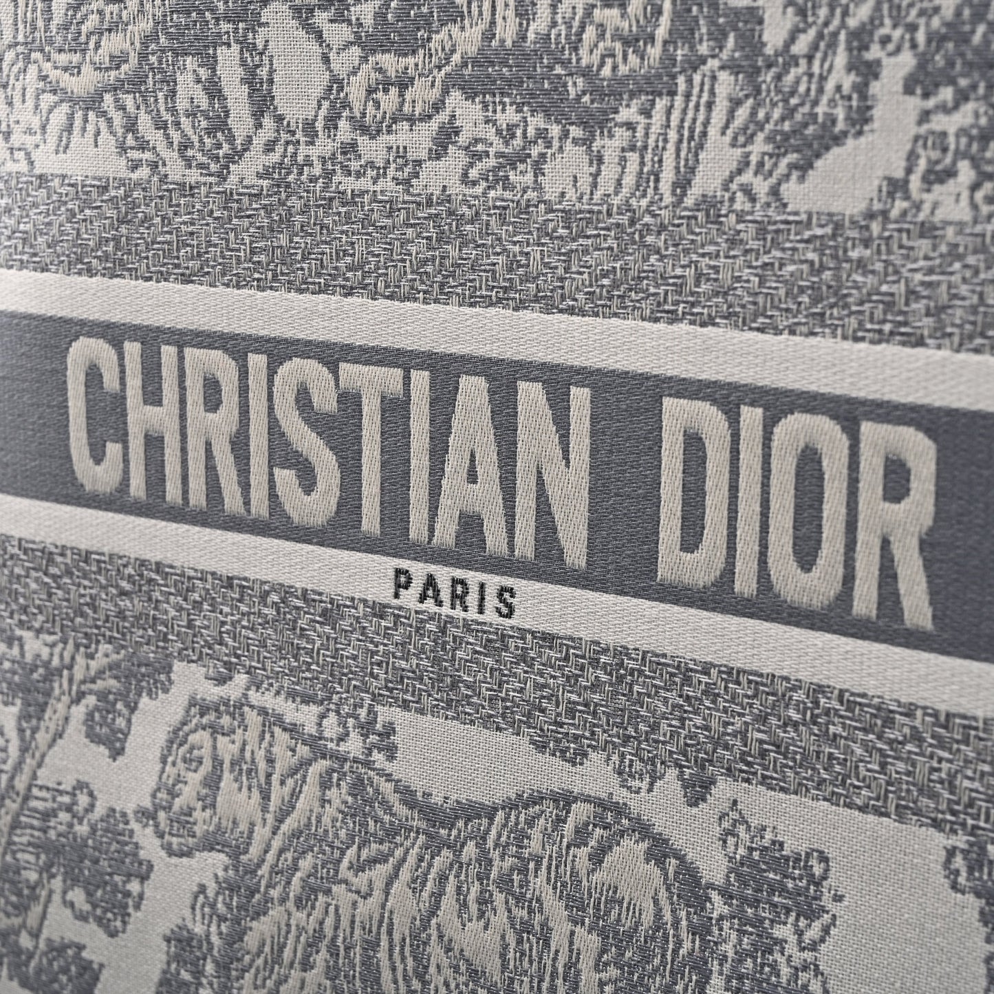 Christian Dior Large Book Tote – Toile de Jouy Embroidery