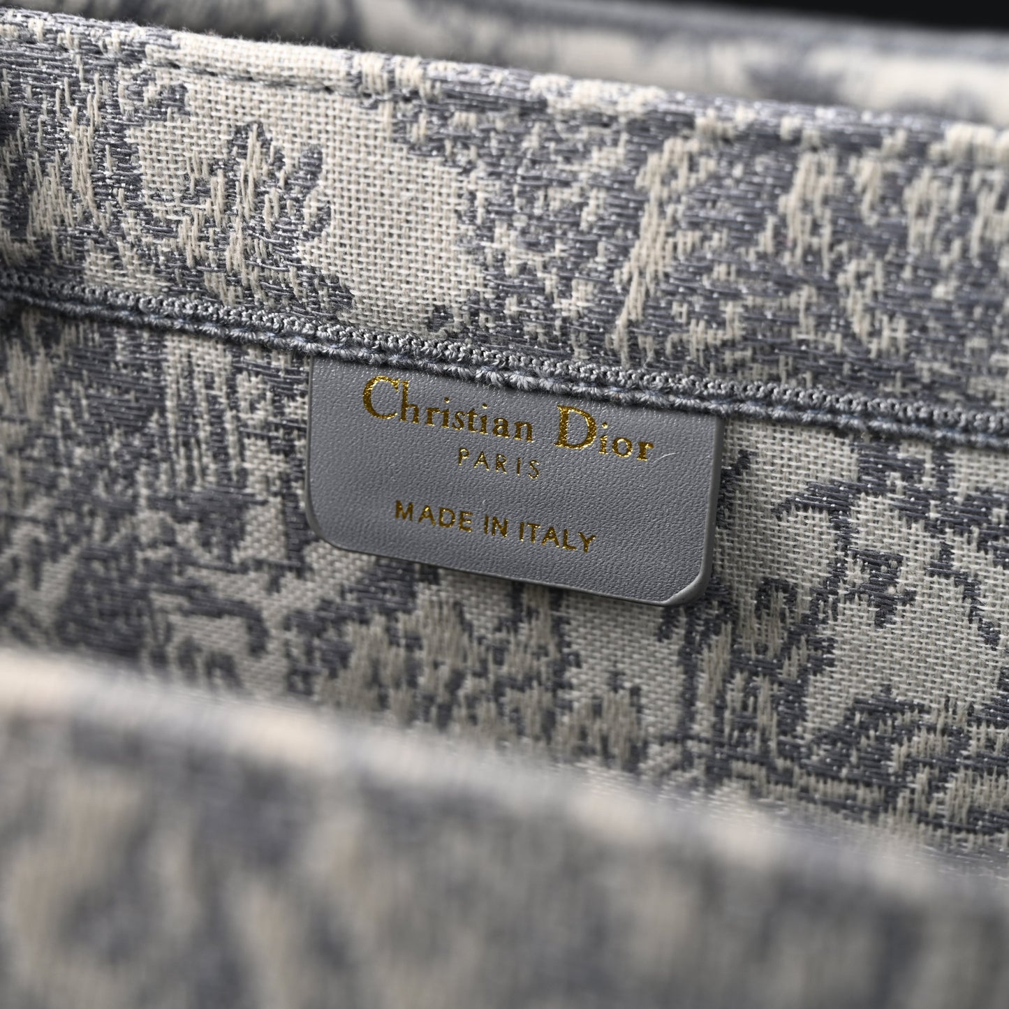 Christian Dior Large Book Tote – Toile de Jouy Embroidery