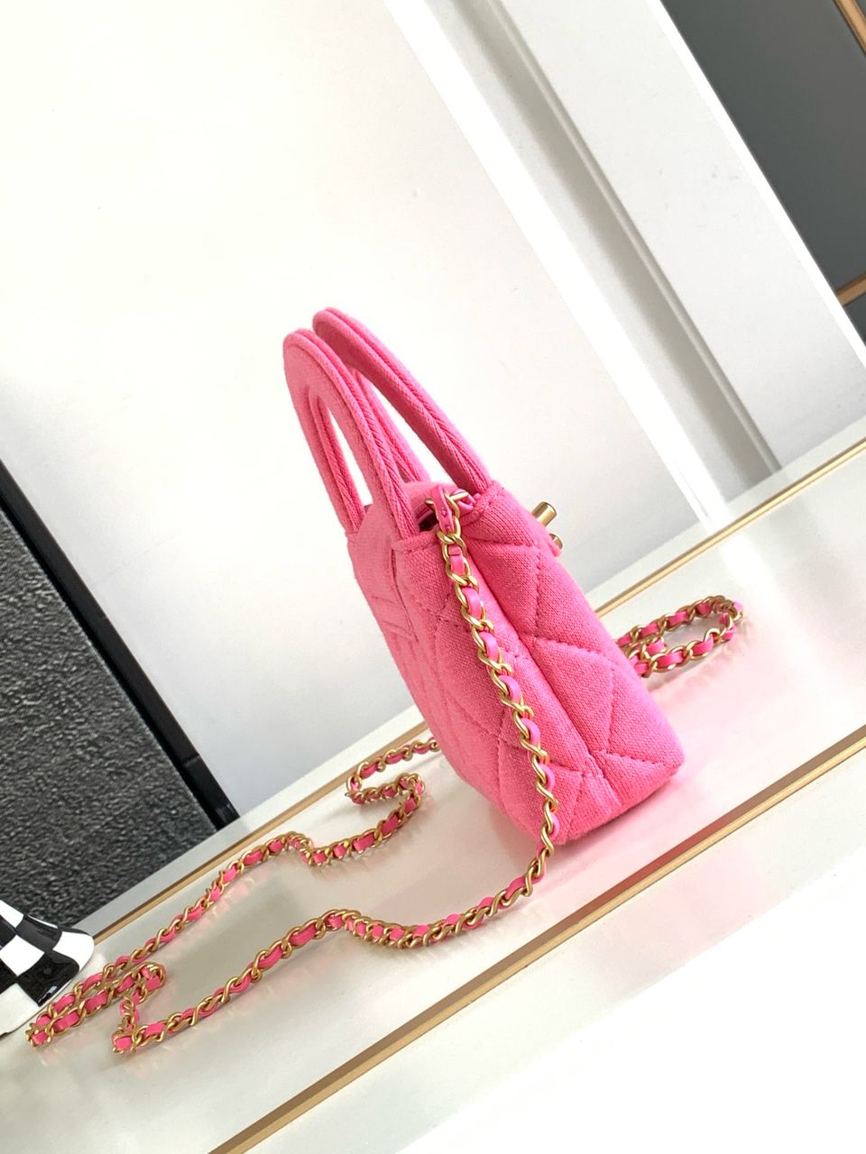 Chanel Mini Nano jersey kelly