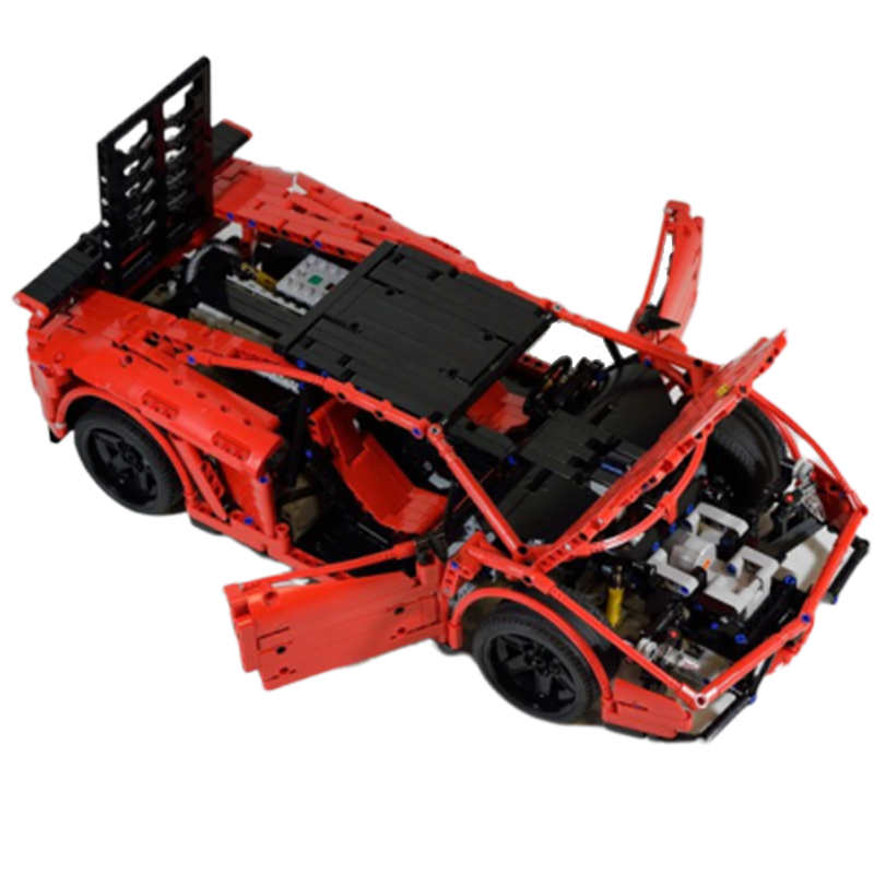 Remote Controlled Crimson Bull 1676pcs