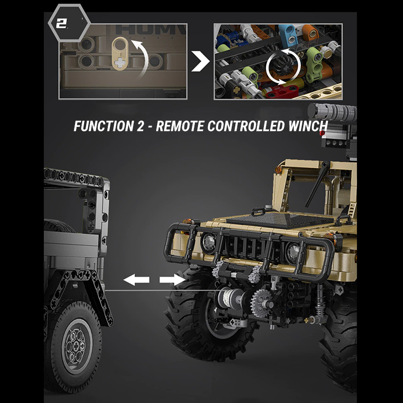 Remote Controlled Humvee 3934pcs