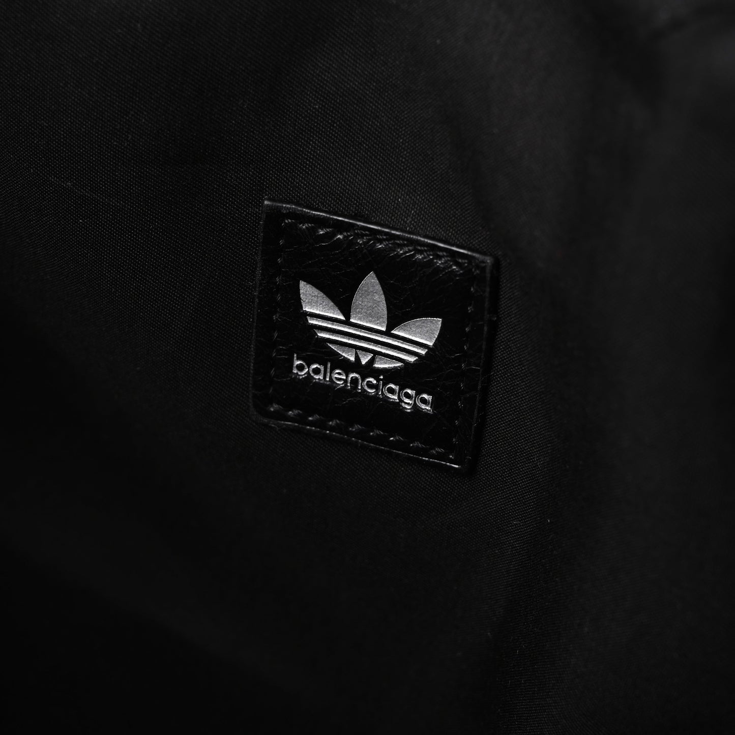 Balenciaga x adidas Large Duffel Travel Bag – Black & Green with Trefoil Logo and Triple Stripes